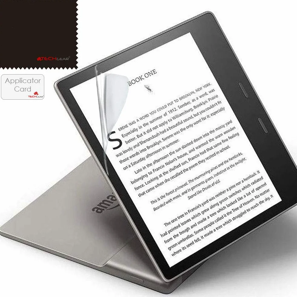 TECHGEAR [opakowanie 3 matowych ochraniaczy ekranu do Amazon Kindle Oasis 3 (wydanie 2019 / 10. generacji) ANTI GLARE/MATTE Screen Protectors ze ściereczką do czyszczenia i kartą aplikacji