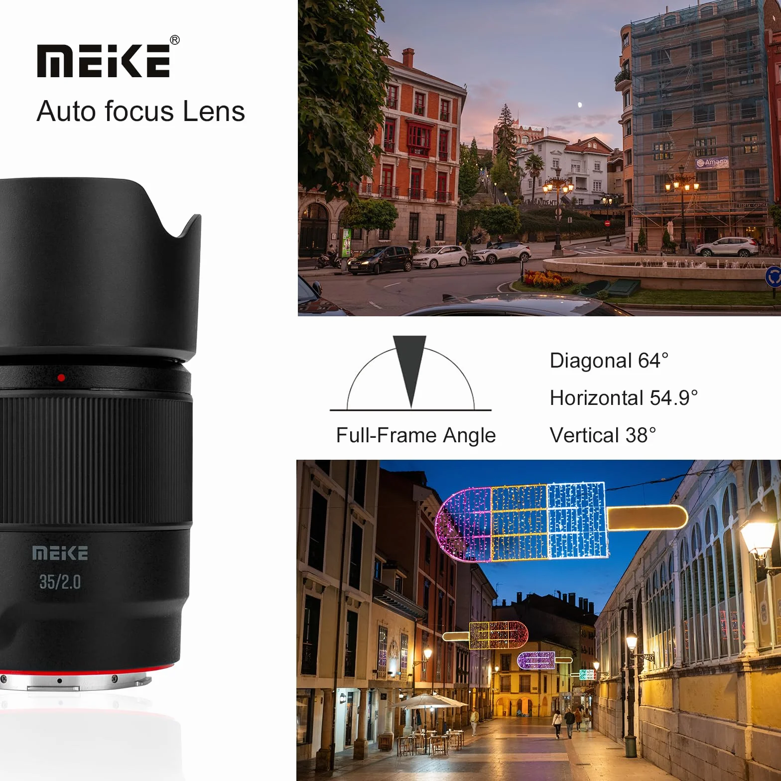 Meike 35 mm F2.0 automatyczna regulacja ostrości pełnoklatkowy obiektyw STM kompatybilny z aparatami Panasonic Lumix Sigma Leica L-Mount S1H S1 S5 S5 Mark II S1R S9 SL SL2 FP FPL