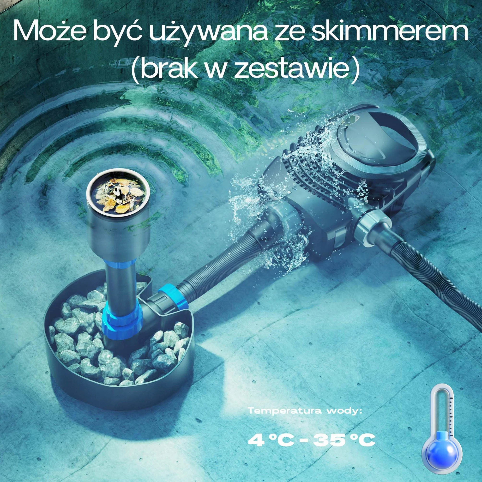 SunSun CPF-20000 zestaw do 40 000 l 36 W UVC NEO8000 pompa wąż filtr do stawu