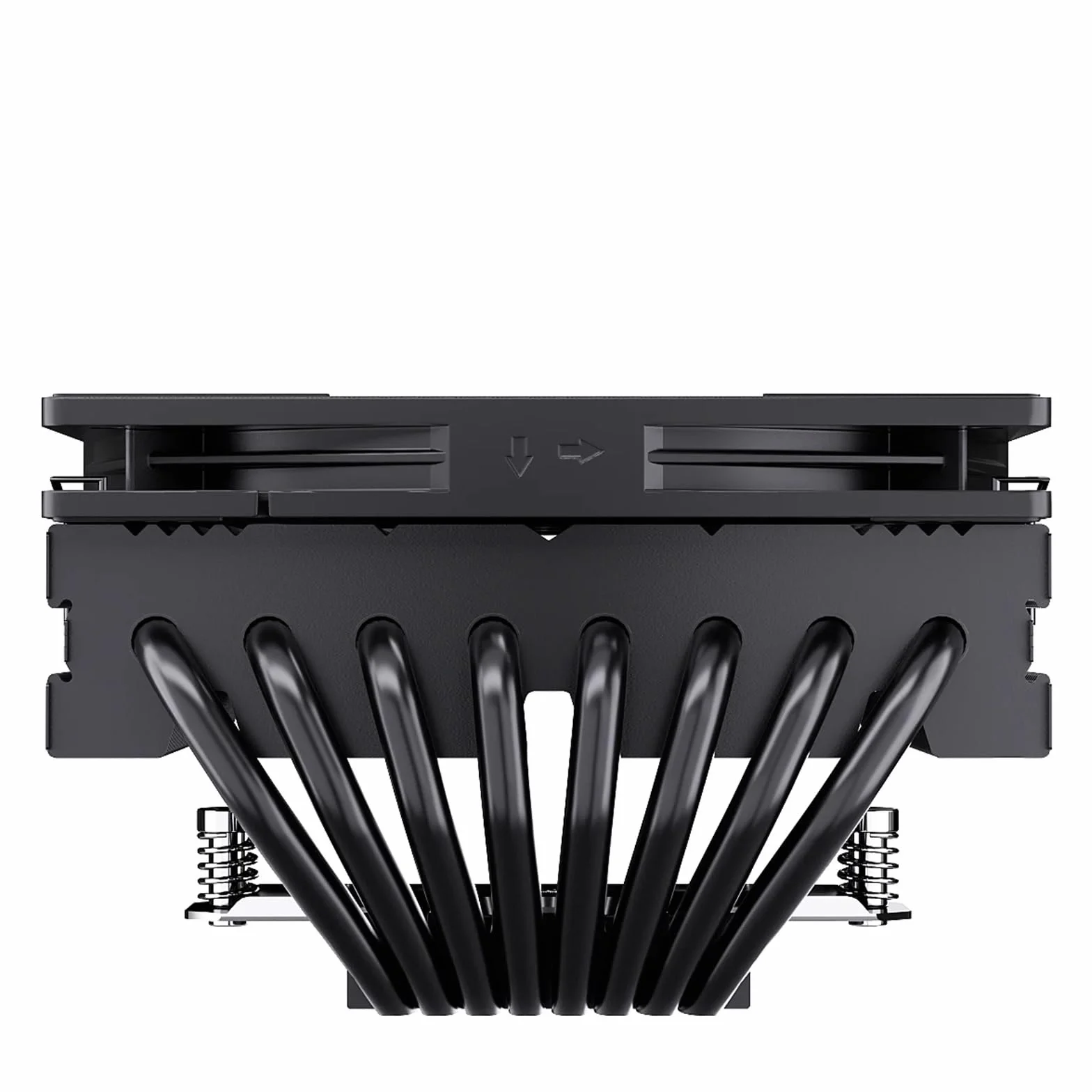 Niskoprofilowy grzejnik procesora UT-75, 8 rurek cieplnych, wentylator 4-pinowy do procesora LGA 1700 1200 2011 2066 AM4 AM5 (8 Heat PiPES WH_NO RGB)