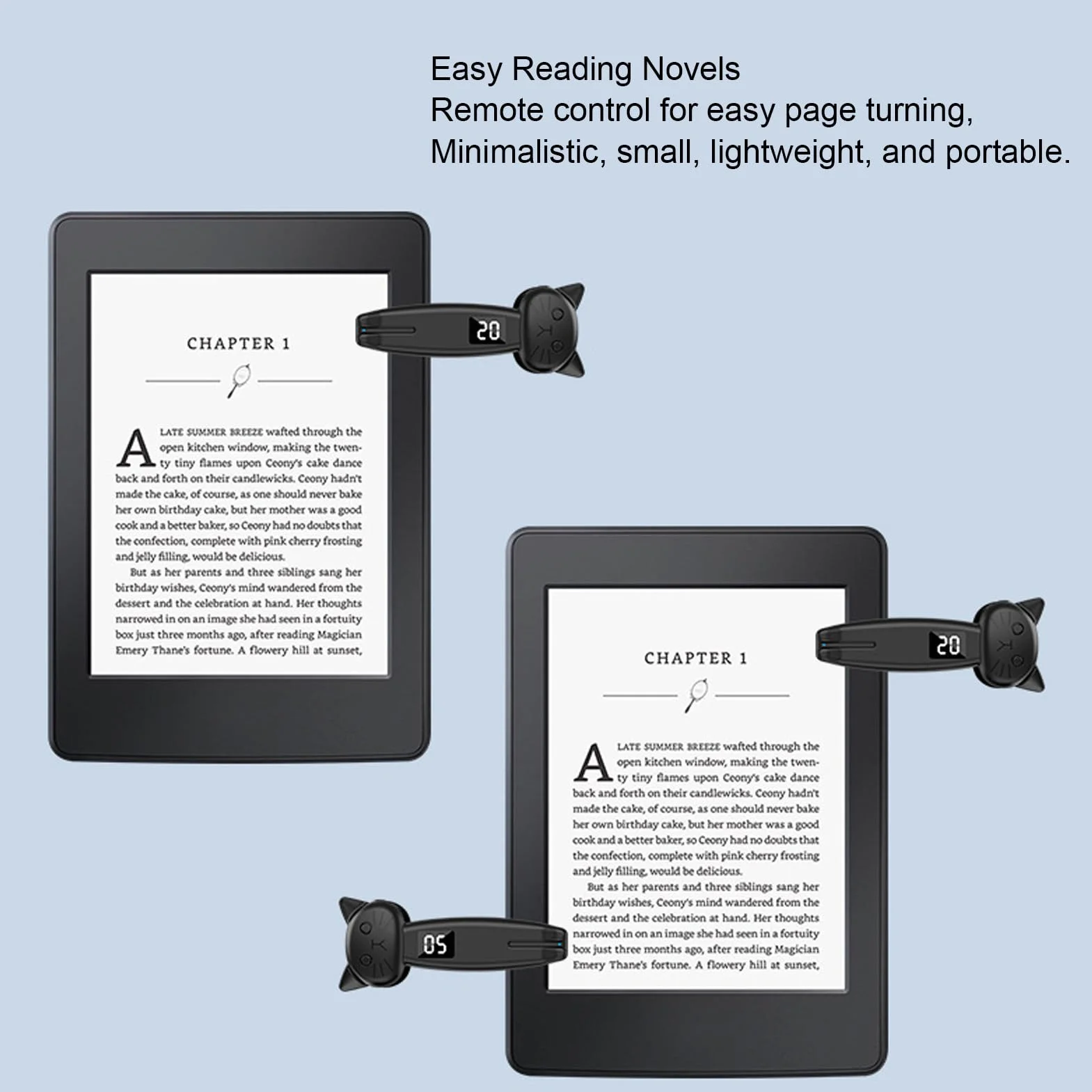 Zdalnie Sterowany moduł Przewracania Stron dla Czytników E-Booków Paperwhite Oasis Kobo E Book, Zdalna Migawka Aparatu i Wideo, moduł Przewracania Stron dla Tabletów