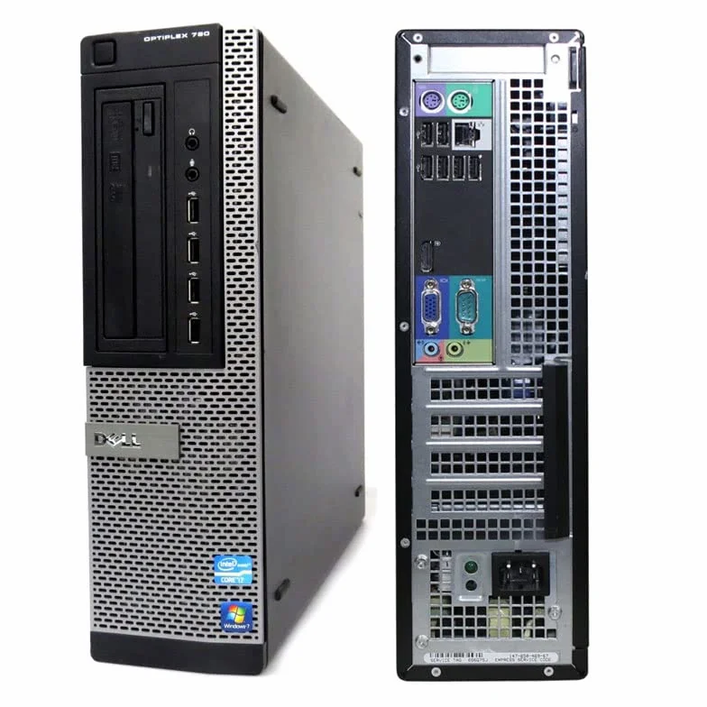 Poprawiono PC Dell OptiPlex 790 DT Intel/RAM 4 GB/HDD 500 GB/Windows 10 Pro/Wi-Fi/dvd-rom/Usb (certyfikowany odnowiony)