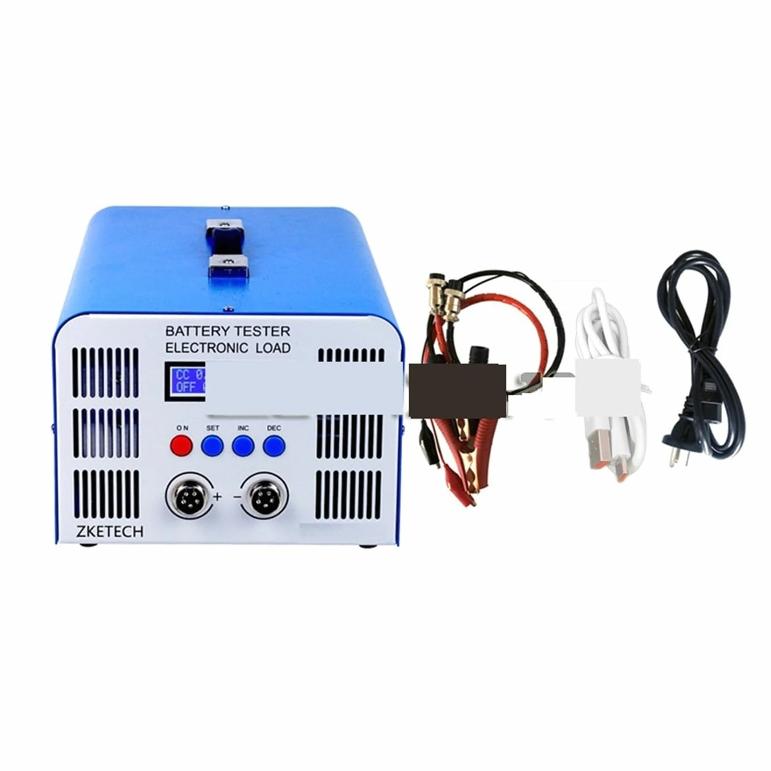 Tester obciążenia akumulatora, Elektroniczny tester pojemności akumulatora Tester litowo-ołowiowego Ładowanie/rozładowywanie 40A 200W