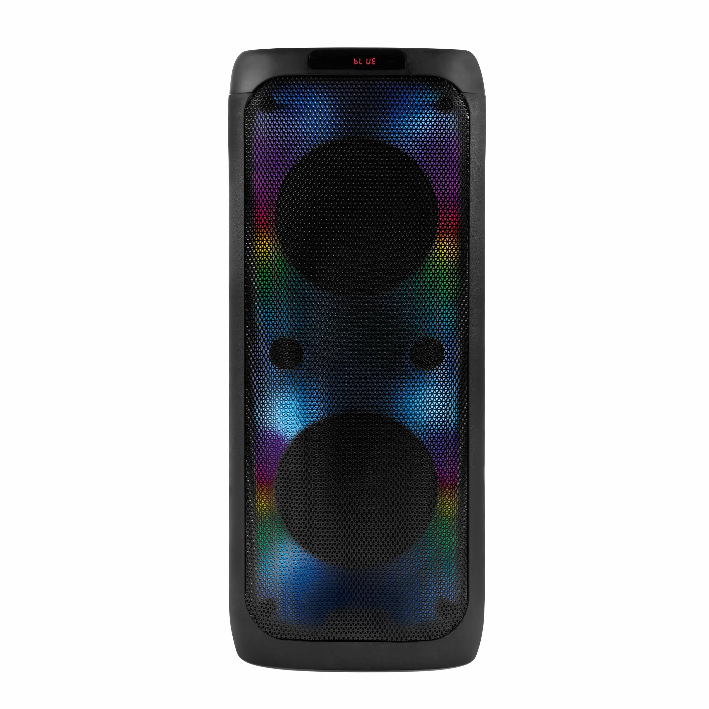 Intempo Blaze głośnik Bluetooth imprezowy 100 W PMPO z mikrofonem karaoke | 5 trybów oświetlenia LED, zasięg bezprzewodowy 25 m, akumulator 3000 mAh, do 10 godz. odtwarzania