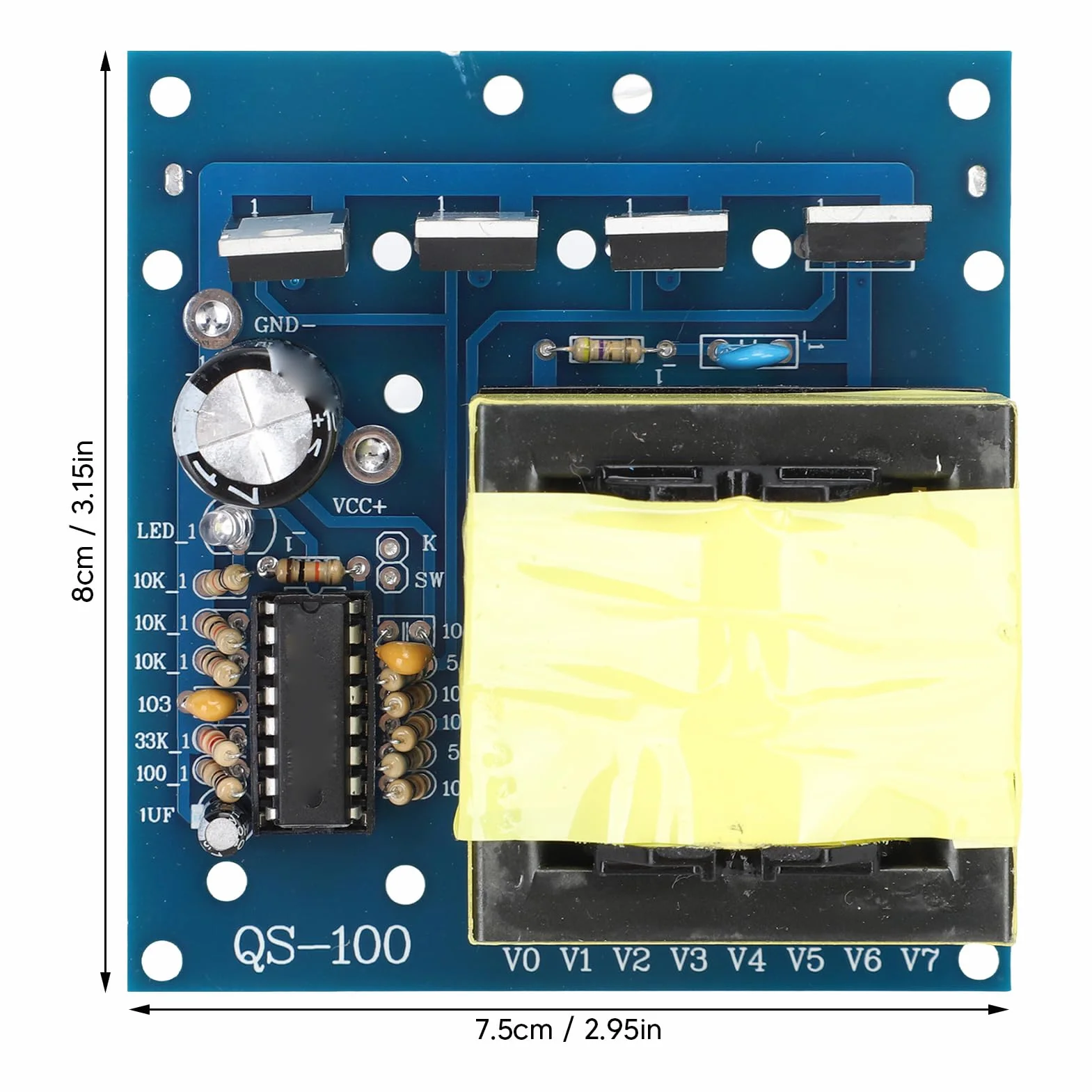 500W moduł konwertera napięcia DC 12V/24V do AC 18V/220V/380V, step-up, zasilanie PCB