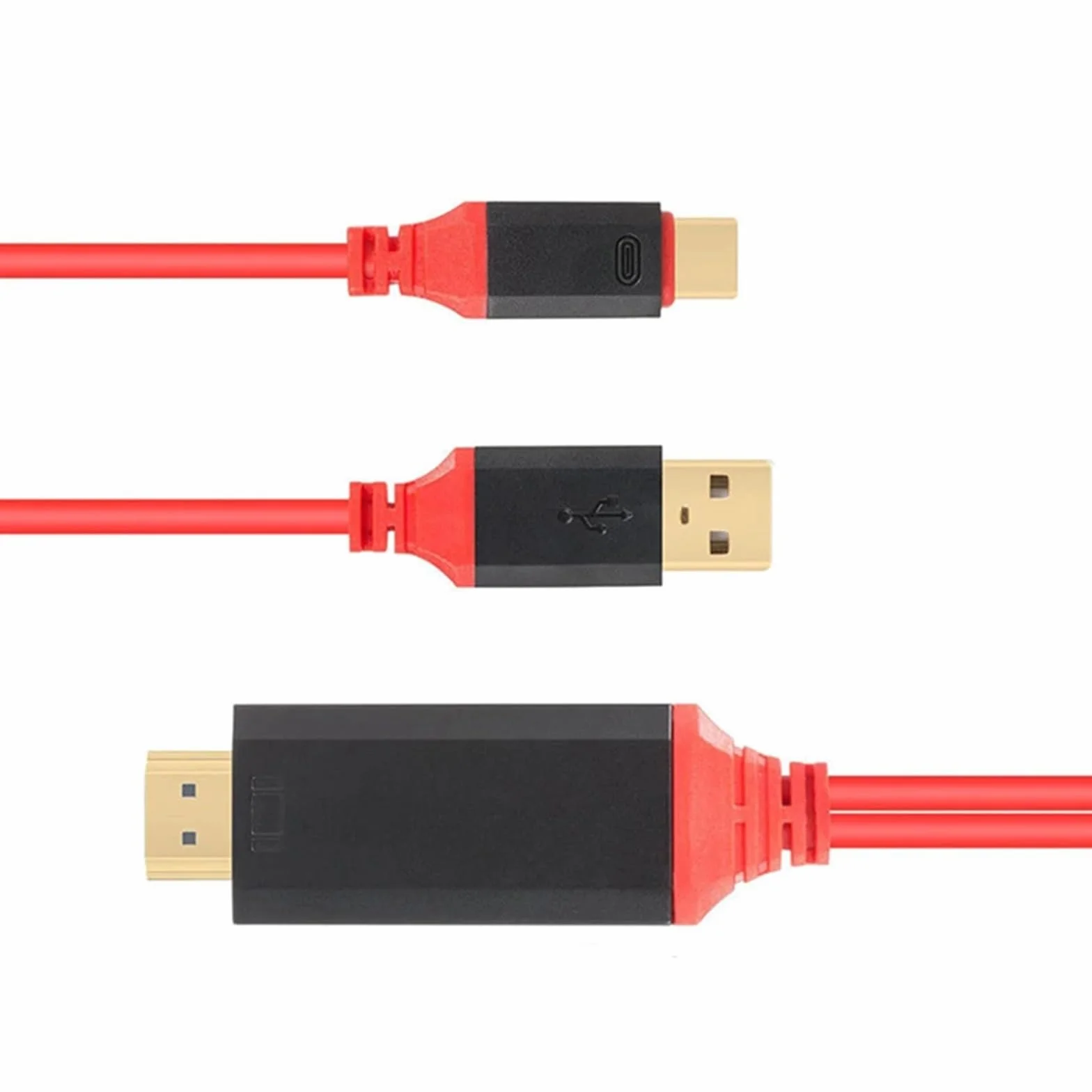 Kabel adaptera do telewizora kompatybilny z USB C na HDMI Kabel 4K do telewizora o wysokiej rozdzielczości Kabel USB-C S9/S8