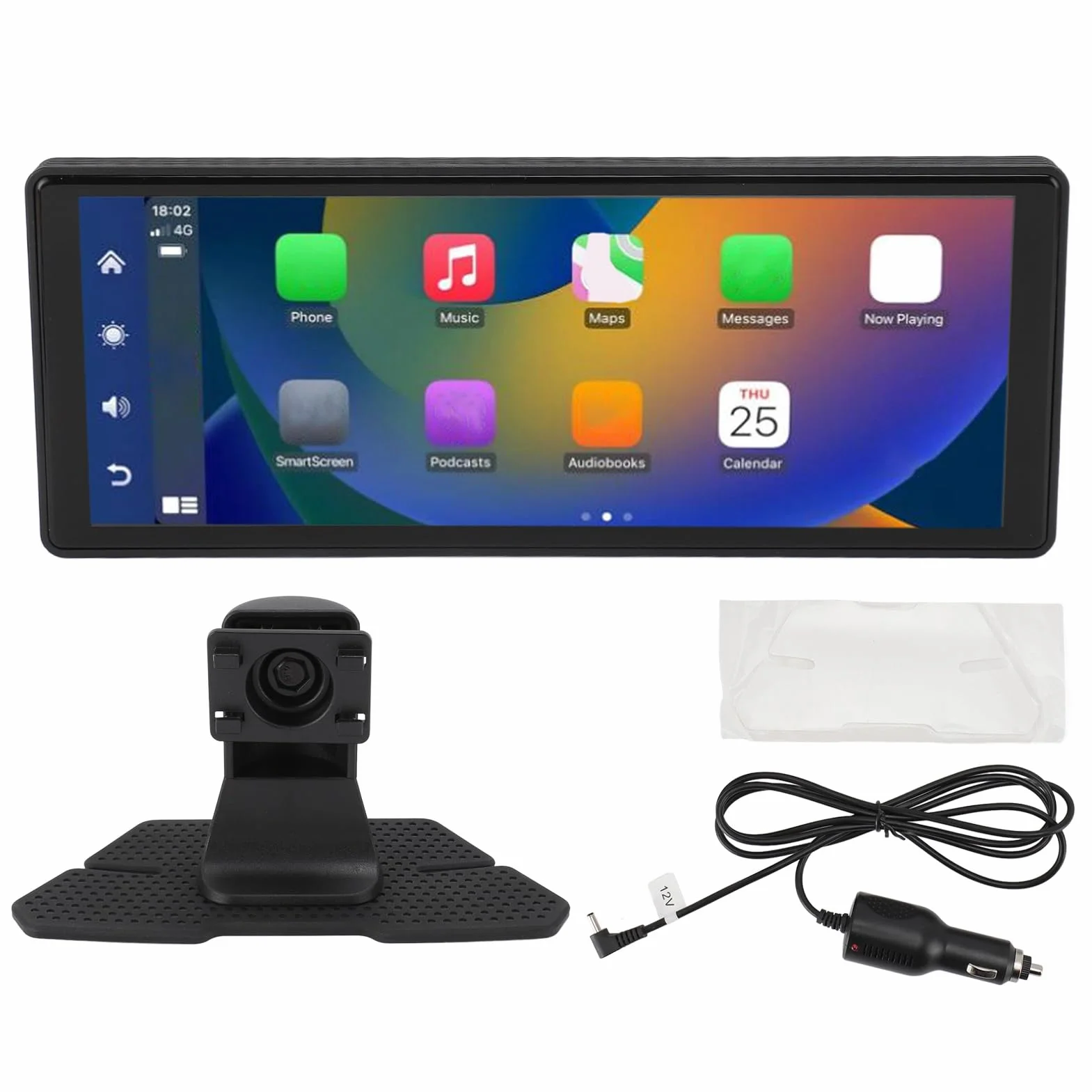 Samochodowe Stereo, Bezprzewodowy 10,26-calowy Ekran Dotykowy IPS Samochodowe Stereo, Przenośny Odtwarzacz Multimedialny BT5.0 Mirror Link, dla dla Android Auto