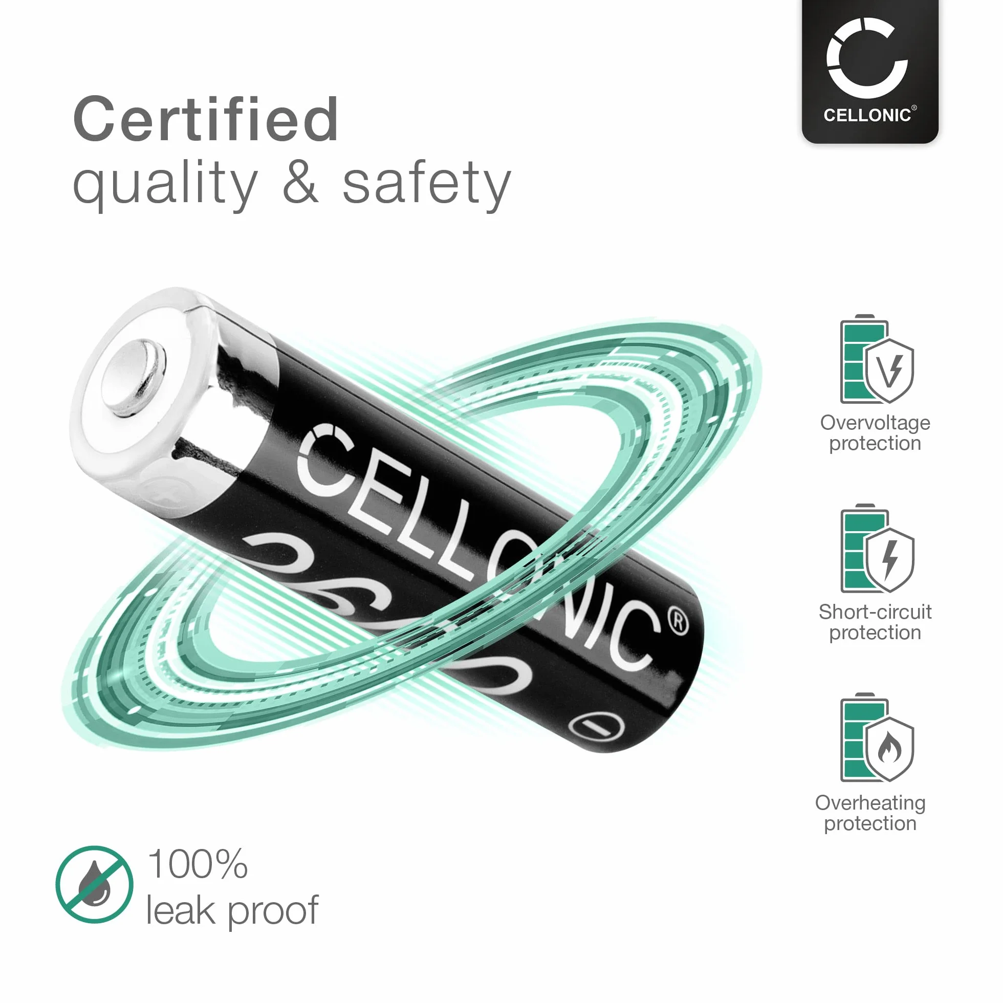 CELLONIC® Wysokiej jakości akumulator kompatybilny z Siemens Gigaset C620 / C620A / C620H (4 x 2600 mAh) akumulator zapasowy bateria