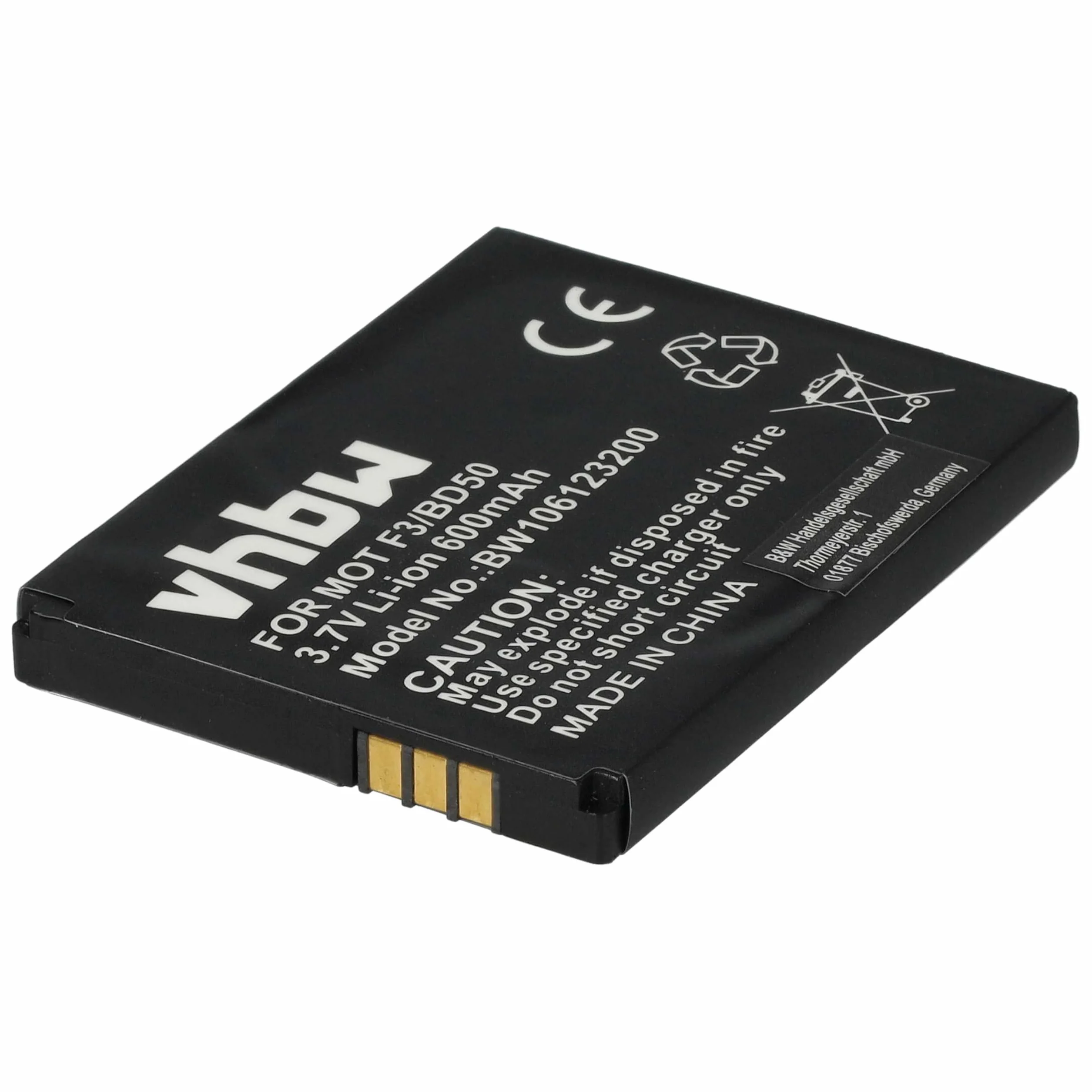 vhbw akumulator litowo-jonowy 600 mAh 3,7 V do AVM Fritz! Fon C5