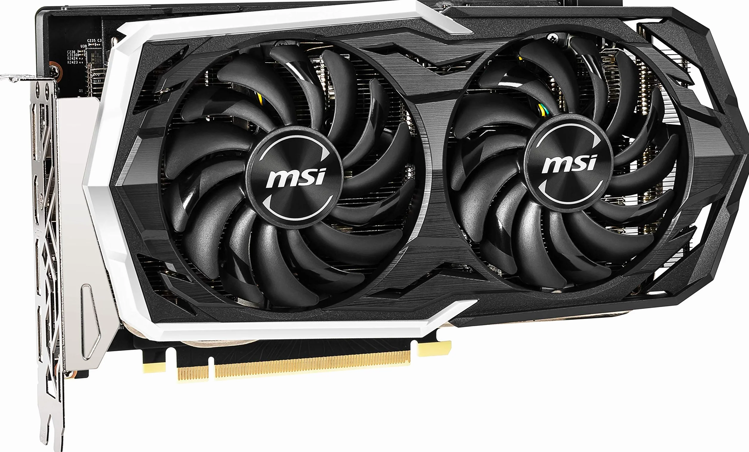 MSI NVIDIA GEFORCE RTX 2060 SUPER ARMOR OC karta graficzna '8 GB GDDR6, 1680 MHz, mistyczne światło RGB, 3 x DisplayPort, HDMI, system chłodzenia Dual Fan System'