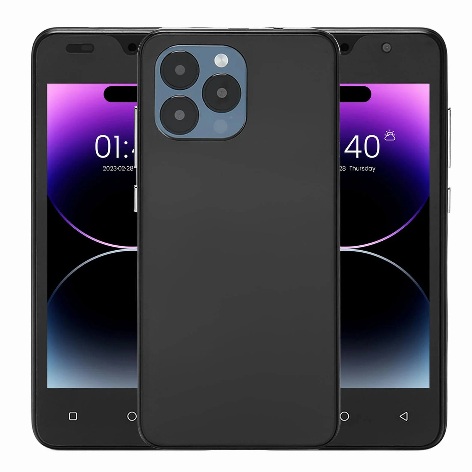 Odblokowany Telefon Komórkowy, Smartfon z Systemem Android, Telefon Komórkowy Dual SIM 4G, Aparaty 2 MP 5 MP, Ekran HD 5,0 Cala, Odblokowanie Rozpoznawania Twarzy, Procesor