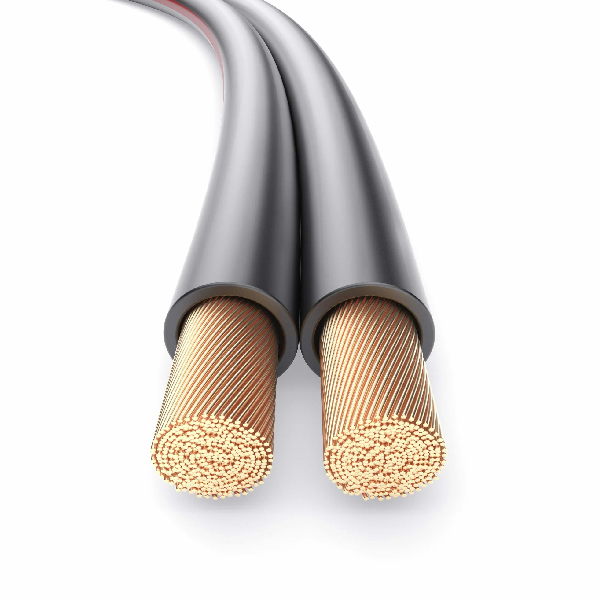 PureLink Kabel głośnikowy OFC 2 x 4,00 mm² 0,20 mm, 50,0 m, kabel miedziany z czystej miedzi do głośnika HiFi głośników subwoofera, kabel audio z oznaczeniem polaryzacji, czarny