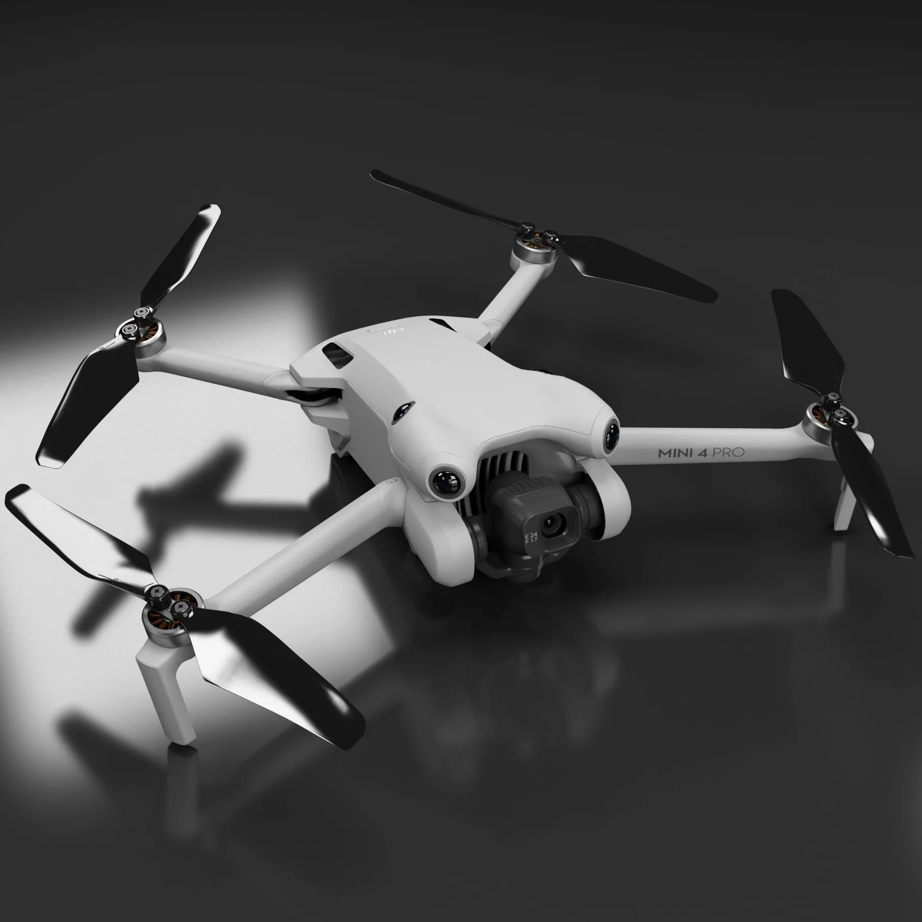 Master Airscrew Śmigła Super Stealth do DJI Mini 4 Pro & Mini 3 Pro - Czarne, 4 śmigła w zestawie
