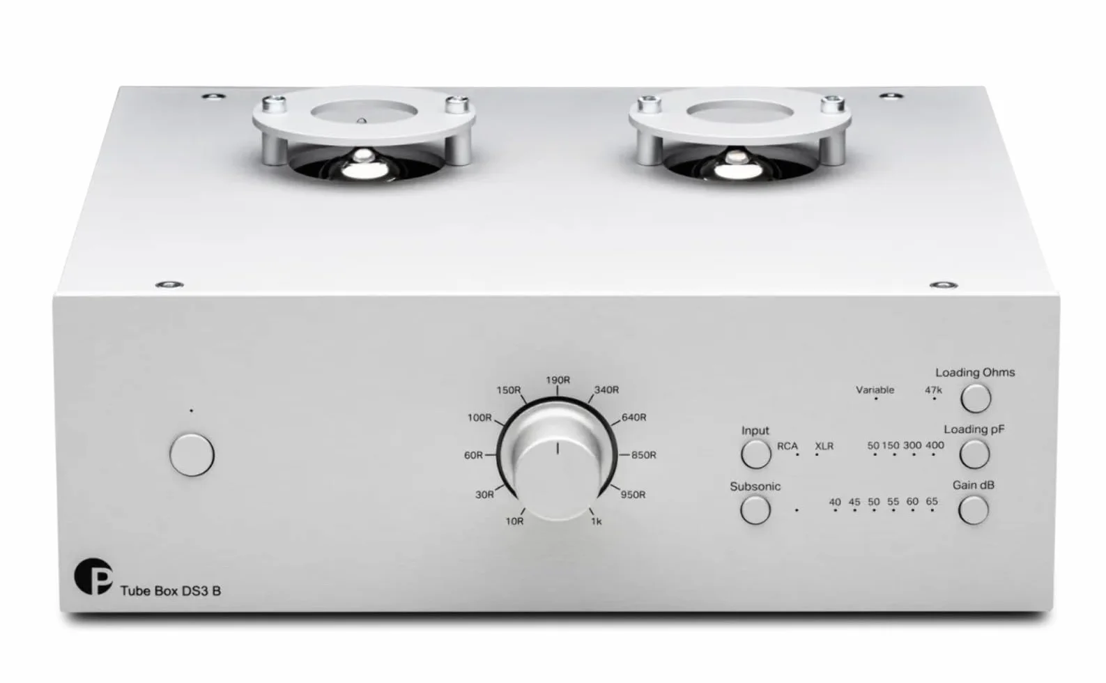 Pro-Ject Tube Box DS3 B Dual-Mono True Balanced przedwzmacniacz świetlny, czarny