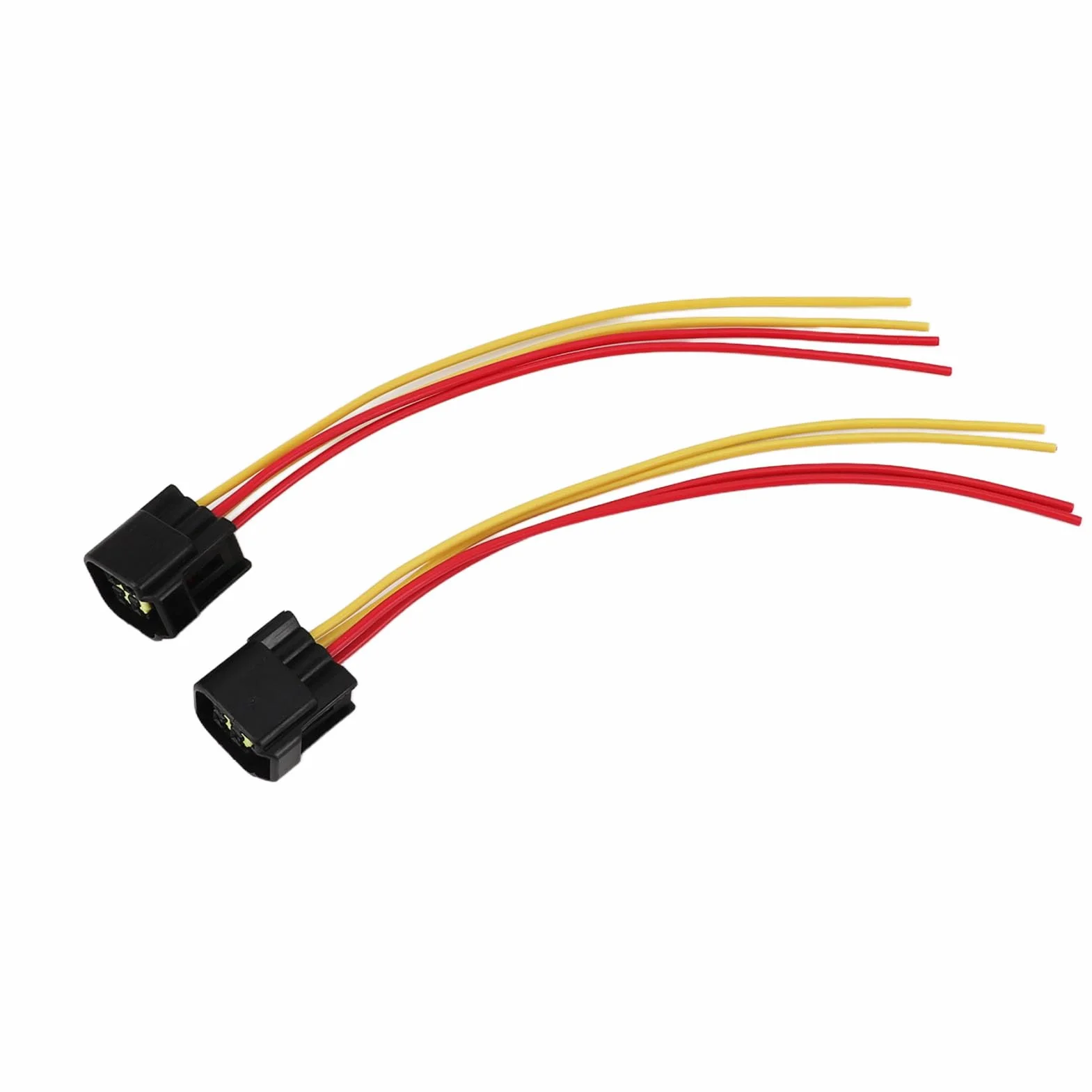 Wtyczka Złącza Elektromagnetycznego dla TL1000 SV650, 2 szt. Wtyczka Przekaźnika Elektromagnetycznego Rozrusznika Wtyczka do Wiązki Przewodów Złącze Elektryczne Wymiana Wtyczki