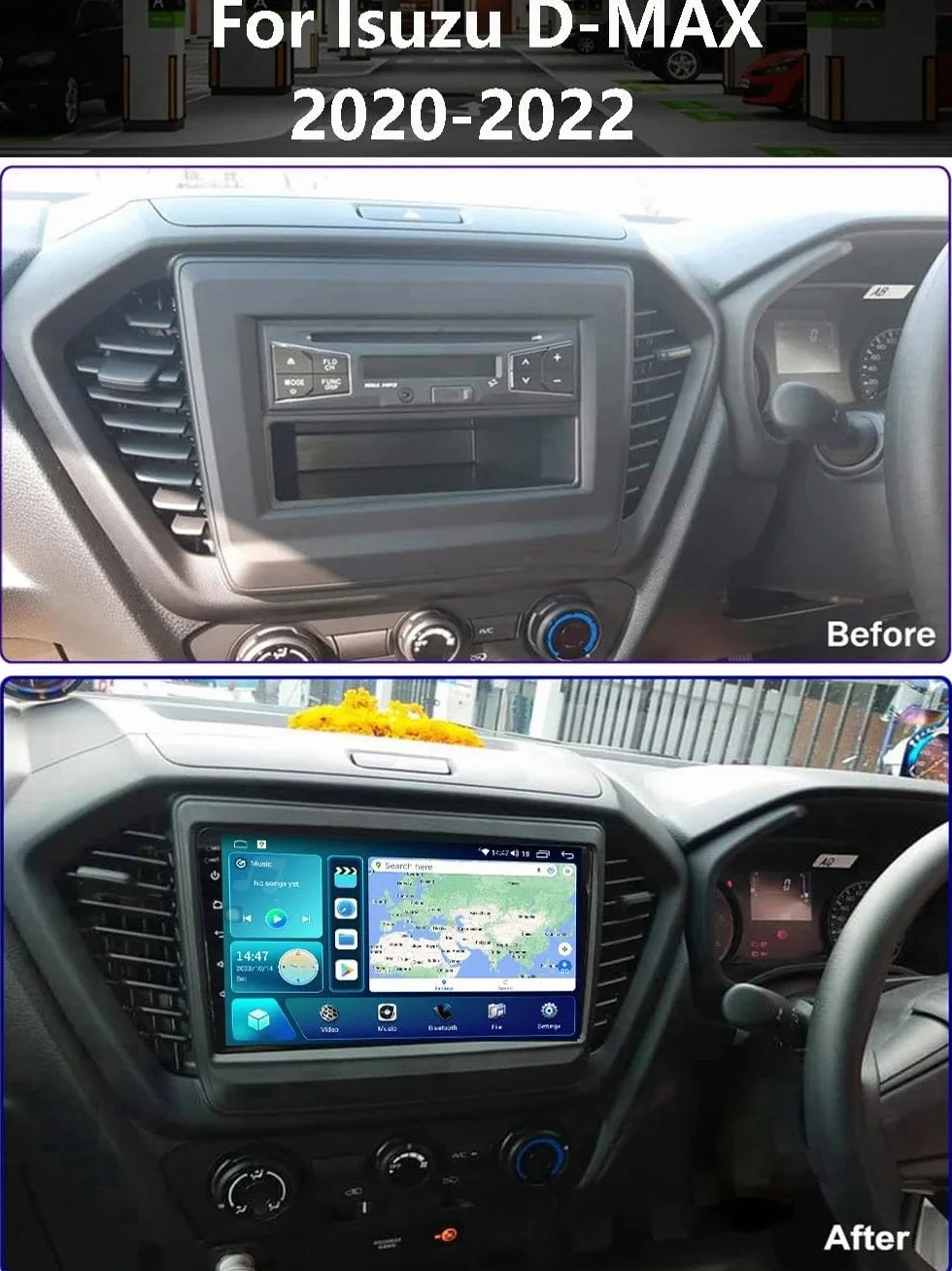 Car Multimedia Player dla Isuzu D-MAX DMAX 2020-2022 9 Inch Android 15 Car Navigation Backup Camera For, 8 Core 8G+256G