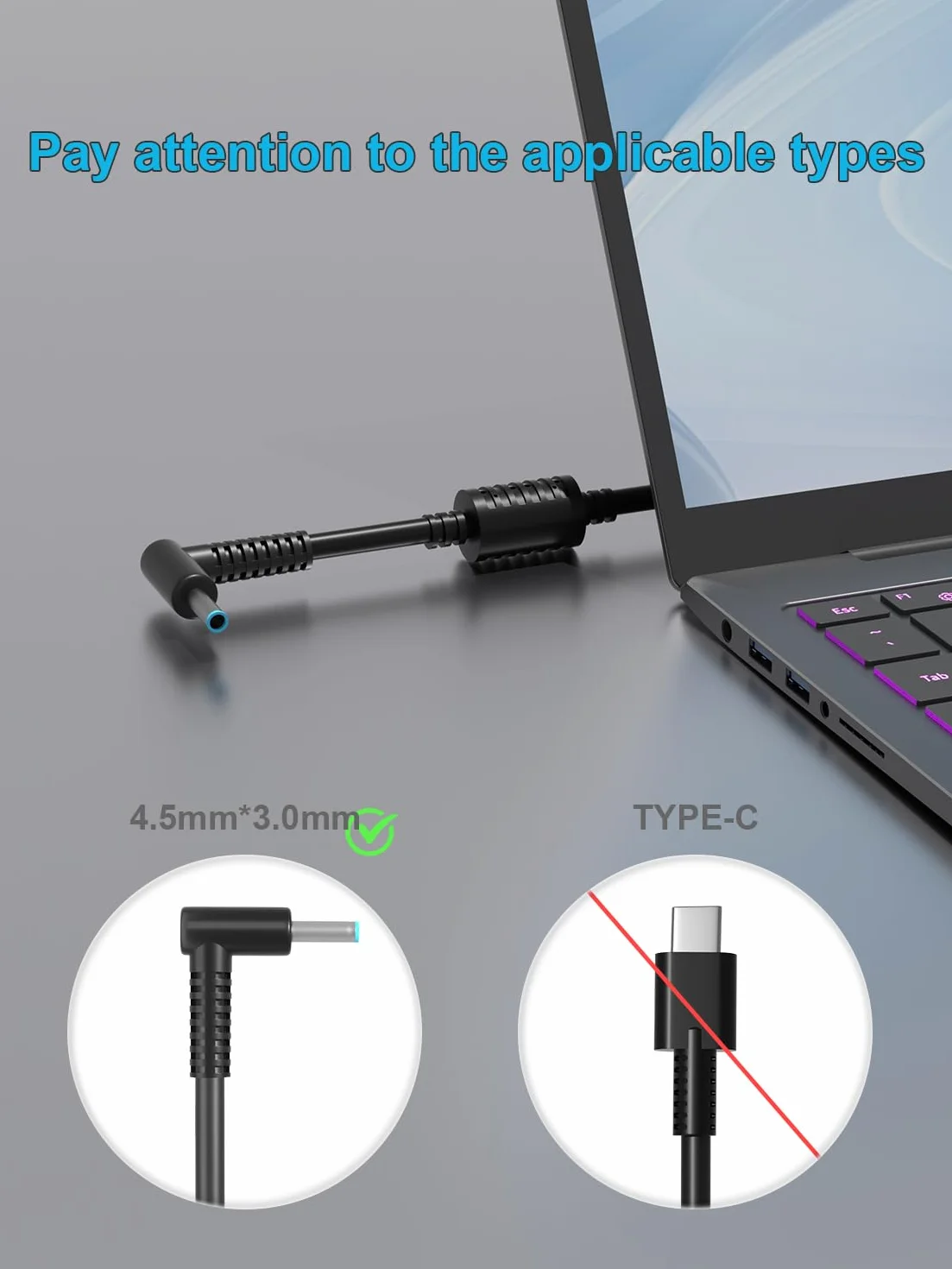 45 W HP Laptop zasilacz kabel ładowania ładowarka do HP Stream Pavilion Spectre Envy X360 11 13 14 15 Elitebook Probook 840 850 820 830 430 440 450 455 470 1020 1030 1040 250 24 0 245 G2 G3 G4 G5 G6
