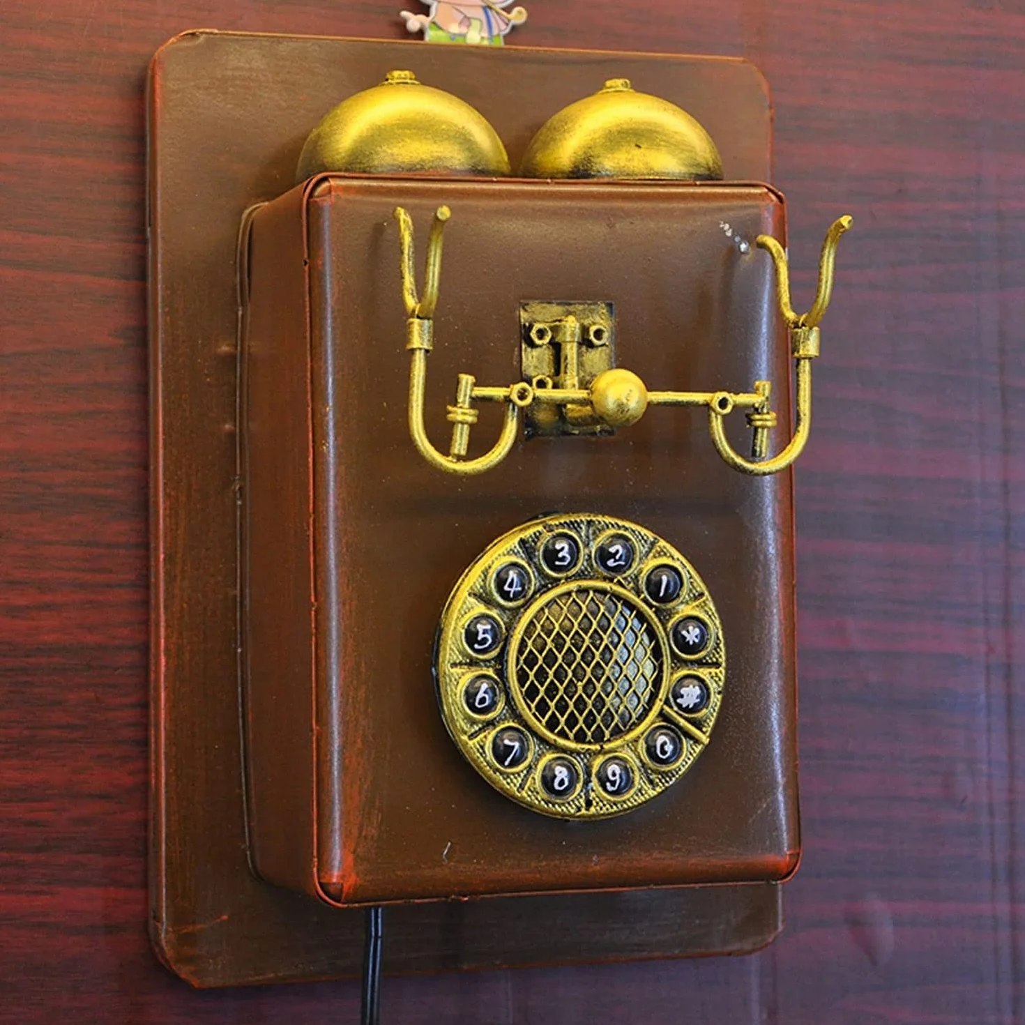 WangXLDD Staromodne dekoracyjne telefony antyczny telefon stacjonarny/retro telefon do domu biura telefonu