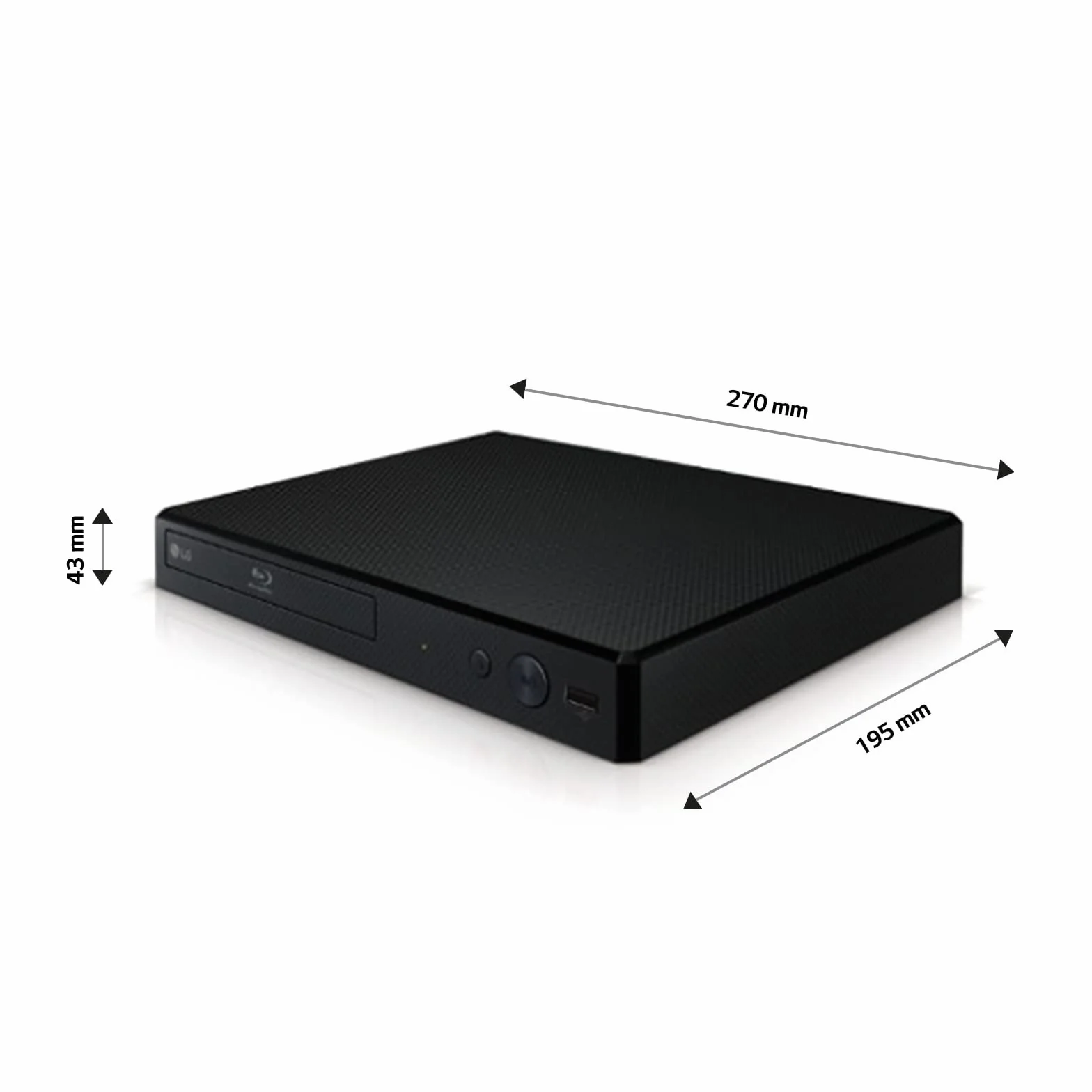 Odtwarzacz Blu-ray LG BP250 (1080p, USB) czarny