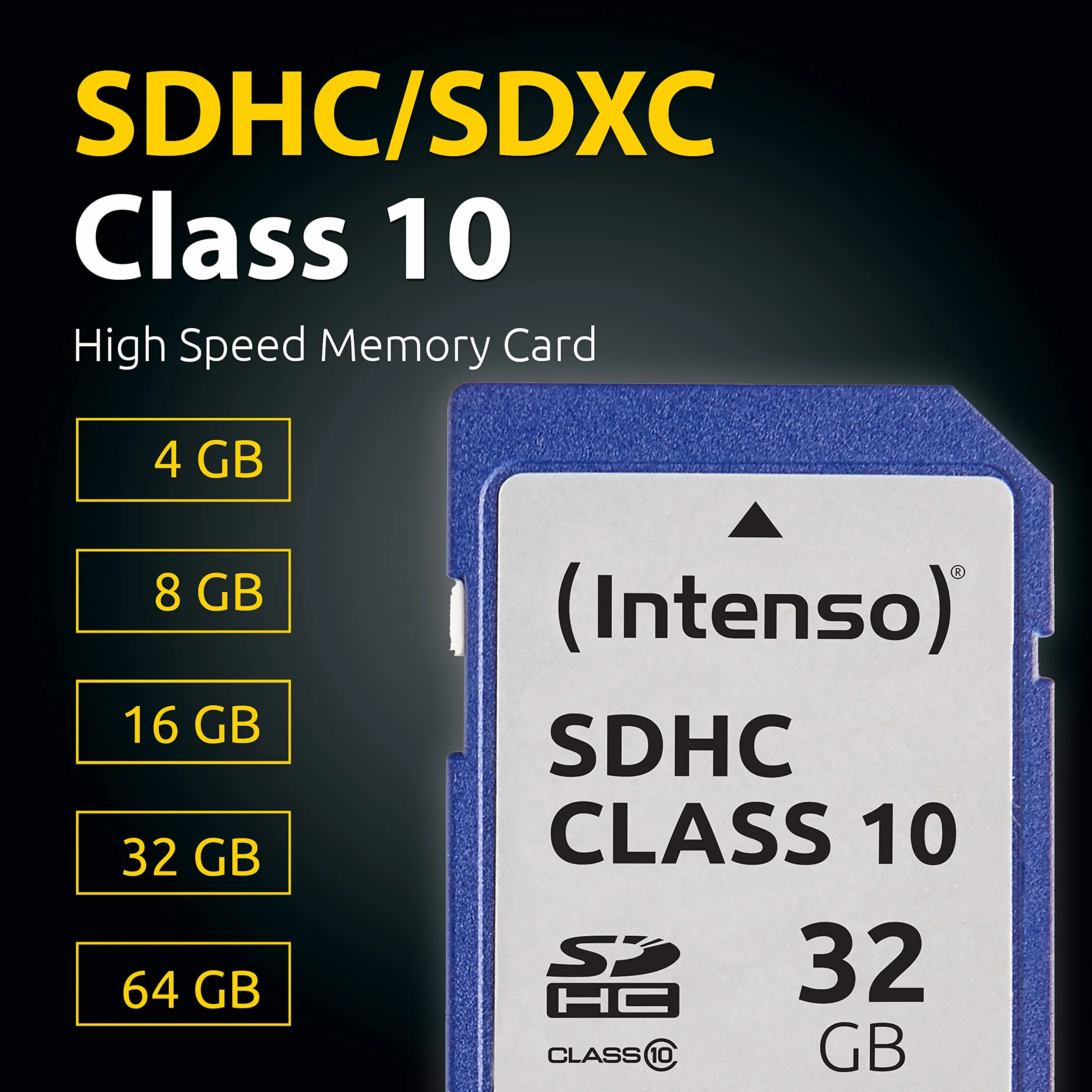 Intenso Karta pamięci SDHC 32 GB Klasa 10 Niebieska