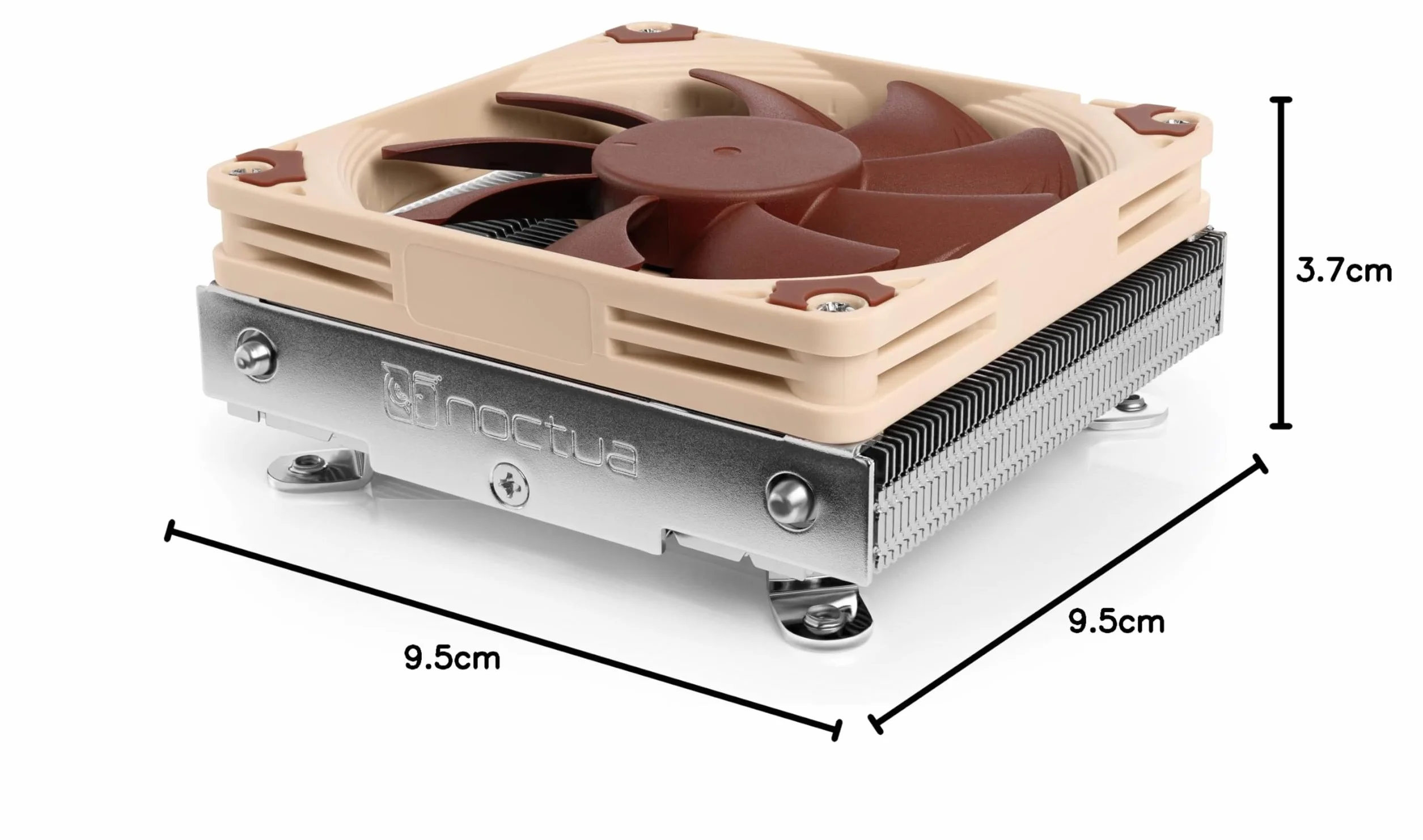 Noctua NH-L9i, Cooler CPU Low-Profile Klasy Premium dla Intel LGA1200 & LGA115x (Brązowy)