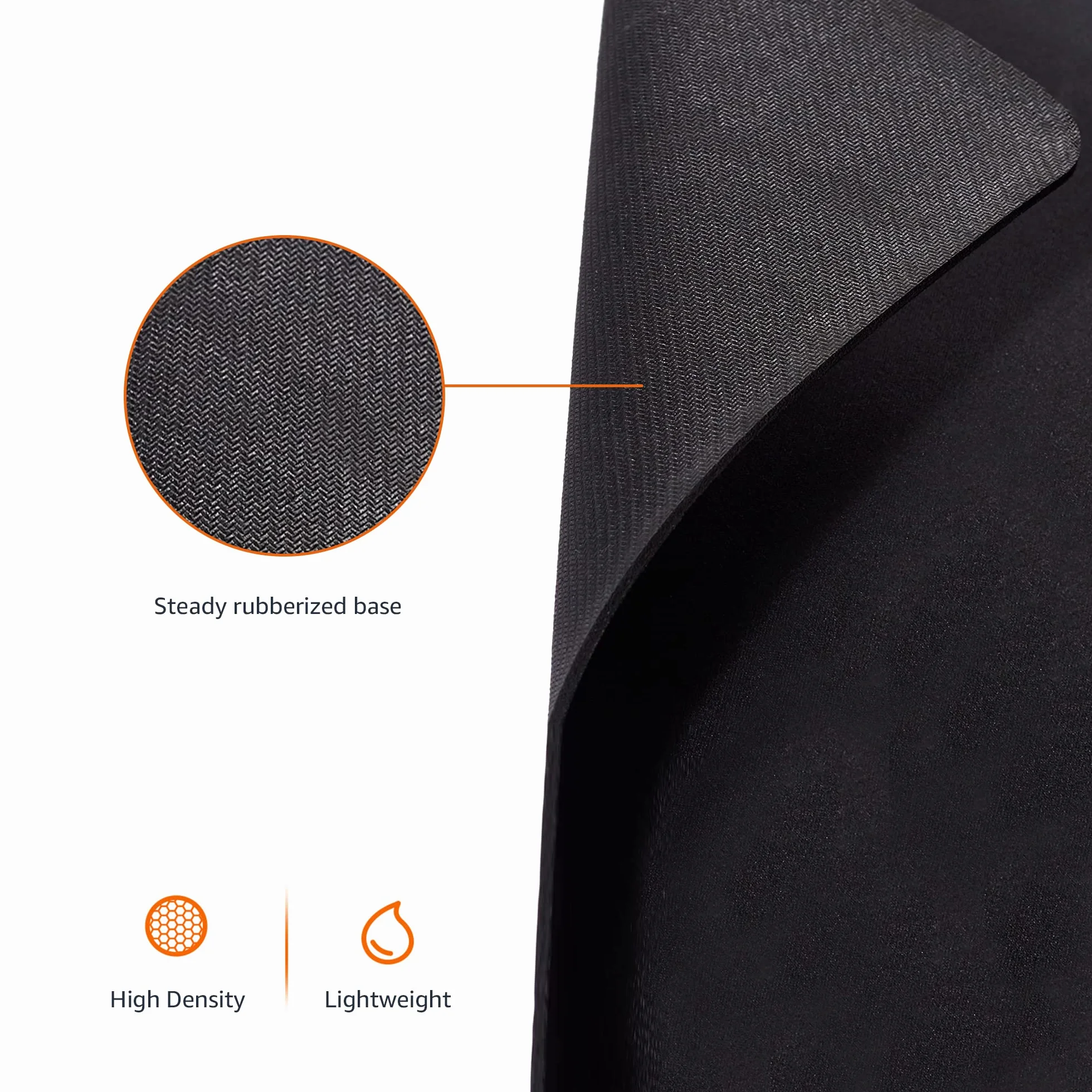 Amazon Basics Podkładka po mysz komputerową, duża, rozszerzona, prostokątna, czarna