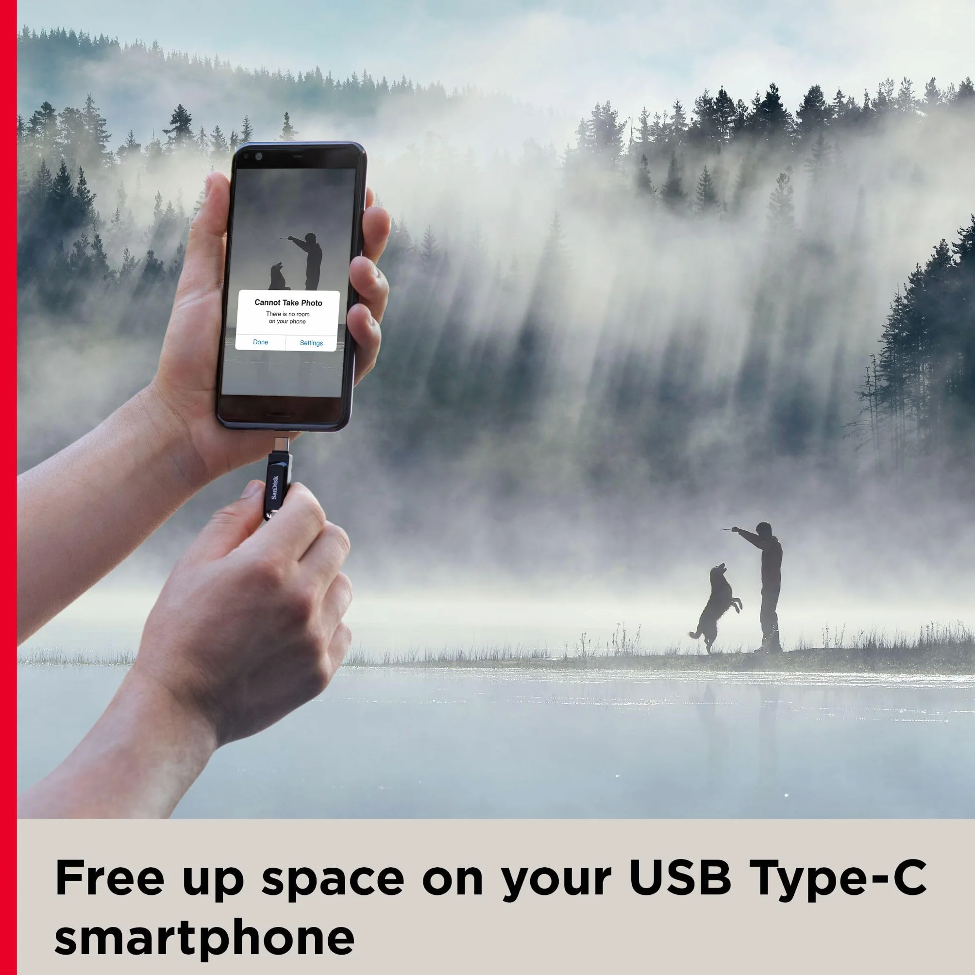 SanDisk 128GB Ultra Dual Drive Go USB Type-C Pamięć USB z odwracalnymi złączami USB typu C i USB typu A, do smartfonów, tabletów, komputerów Mac i PC