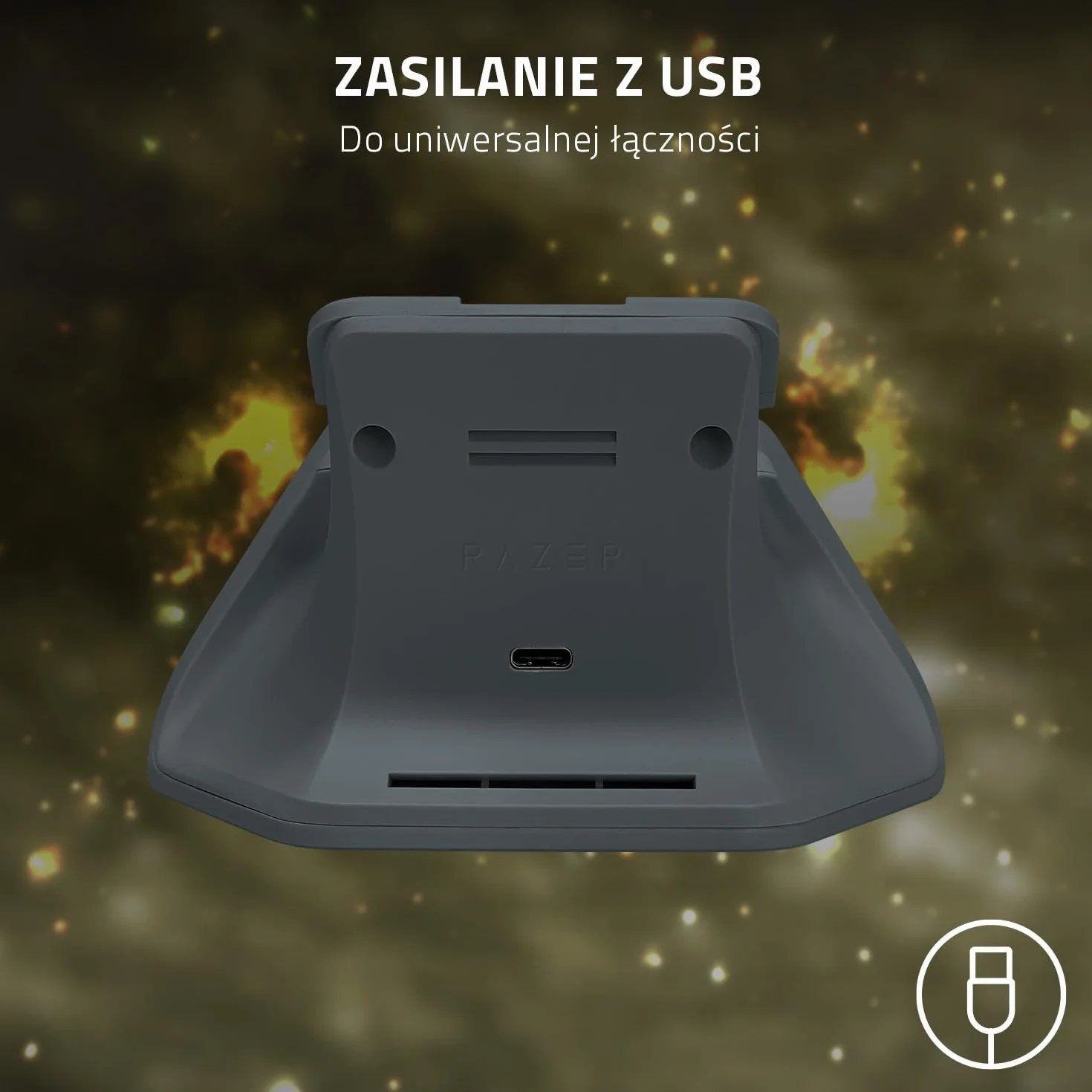Razer Rc21-01751600-R3M1 RC21-01751600-R3M1 Ładowarka, Beżowy, ‎50 x 50 x 28 cm; 400 g