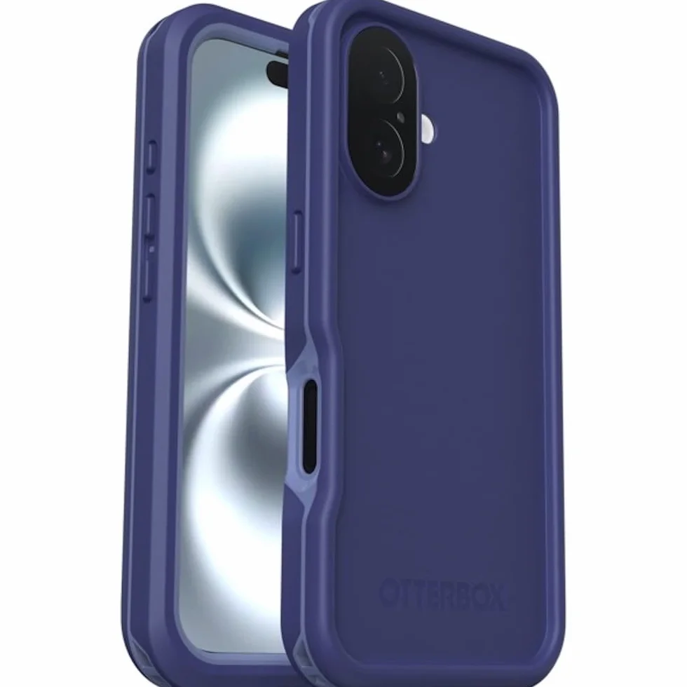 OtterBox FRĒ MagSafe Etui do iPhone 16, Fioletowe | Wodoodporne (IP68), etui z wbudowanym zabezpieczeniem ekranu, przetestowane 5 razy zgodnie ze standardami wojskowymi