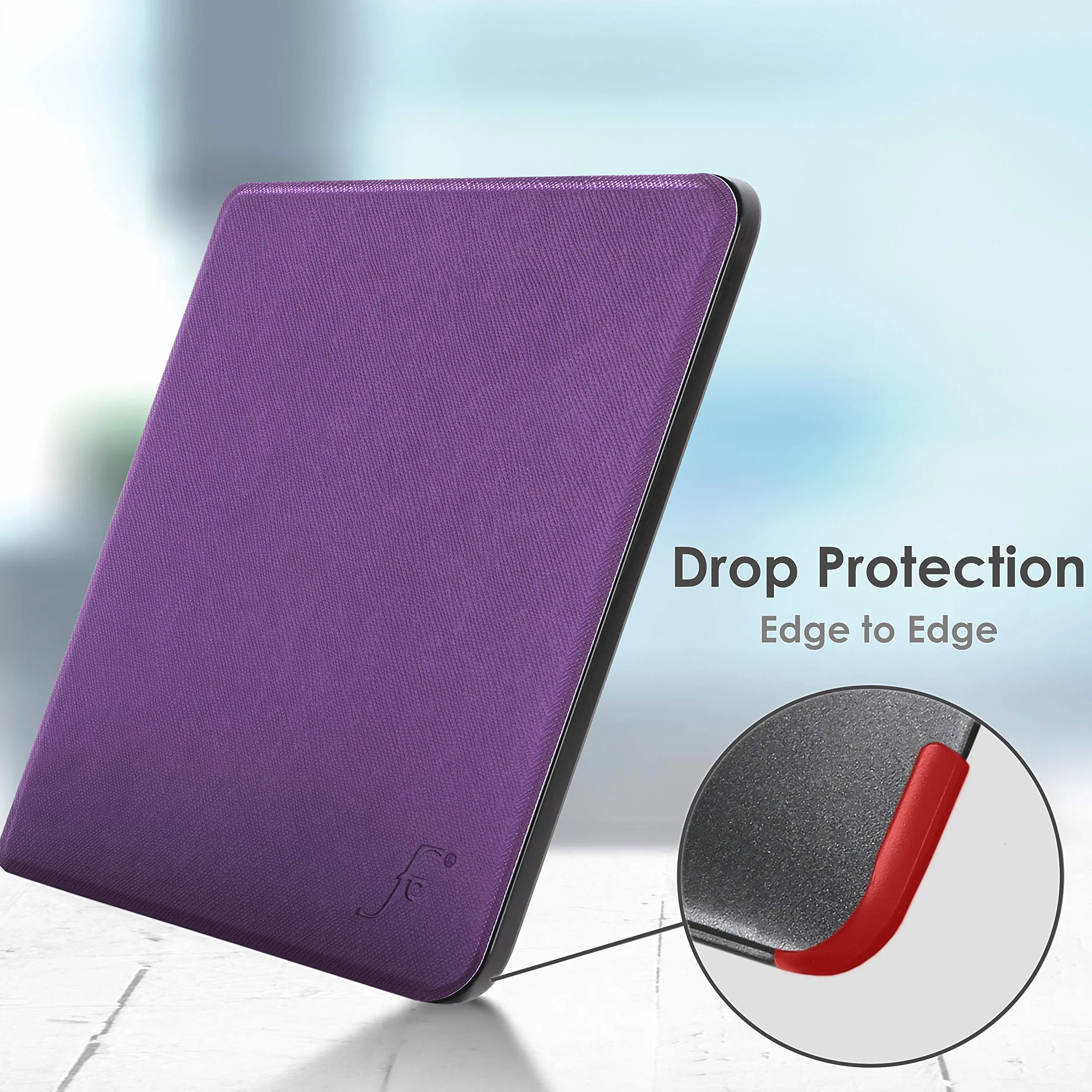 Forefront Cases Etui do PocketBook InkPad 4, InkPad Color 3 i 2 - Lekkie PocketBook InkPad 4, InkPad Color 3 i 2 Etui - Purpurowy - Smukłe i Lekkie, Automatycznie Budzi/Spać, Ochronne Okładka