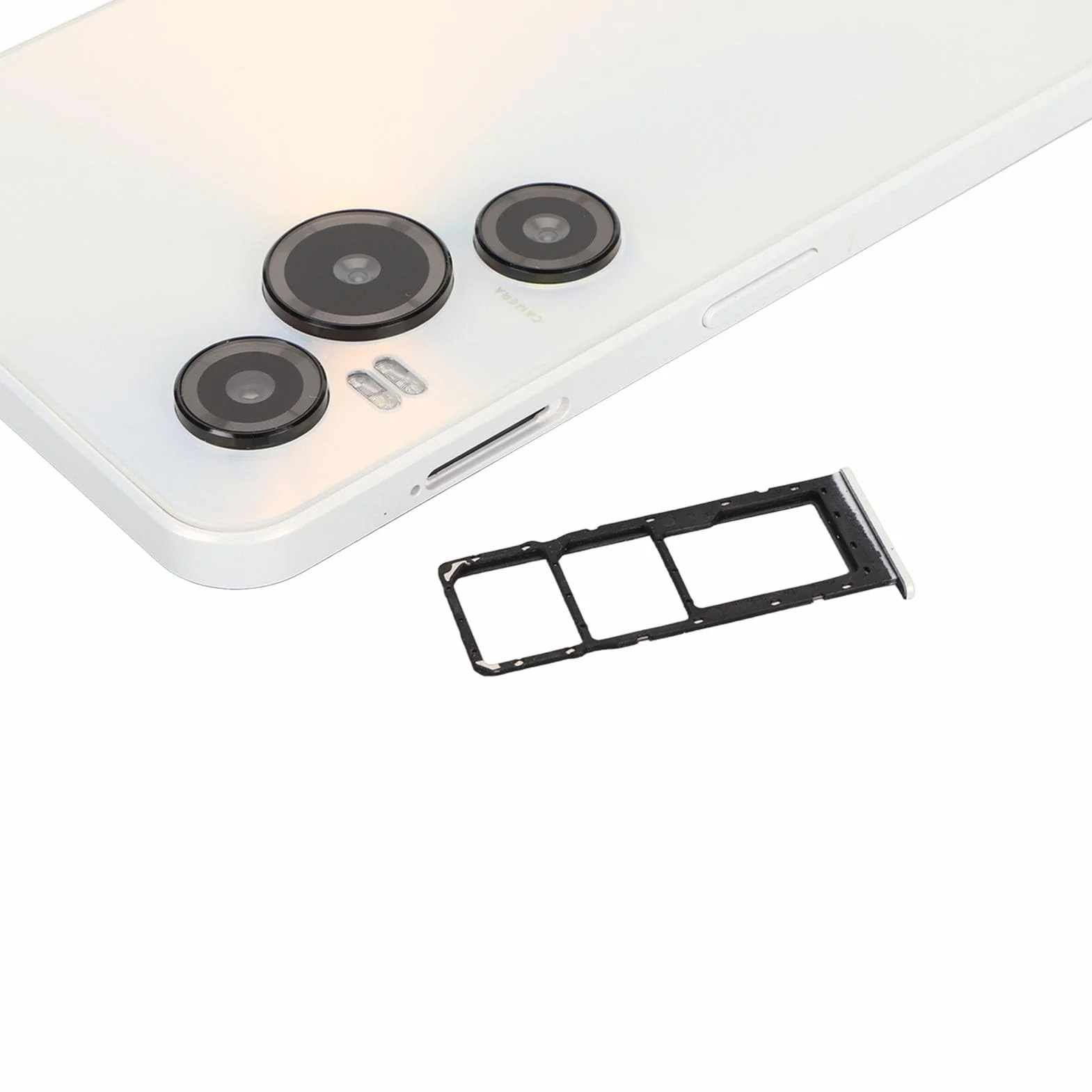 Smartfon 8 GB RAM 256 GB ROM, Dual SIM Dual Standby ABS LCD 13 MP Przednia Kamera Tylna 48 MP Odblokowany Smartfon do Domu (Biały)