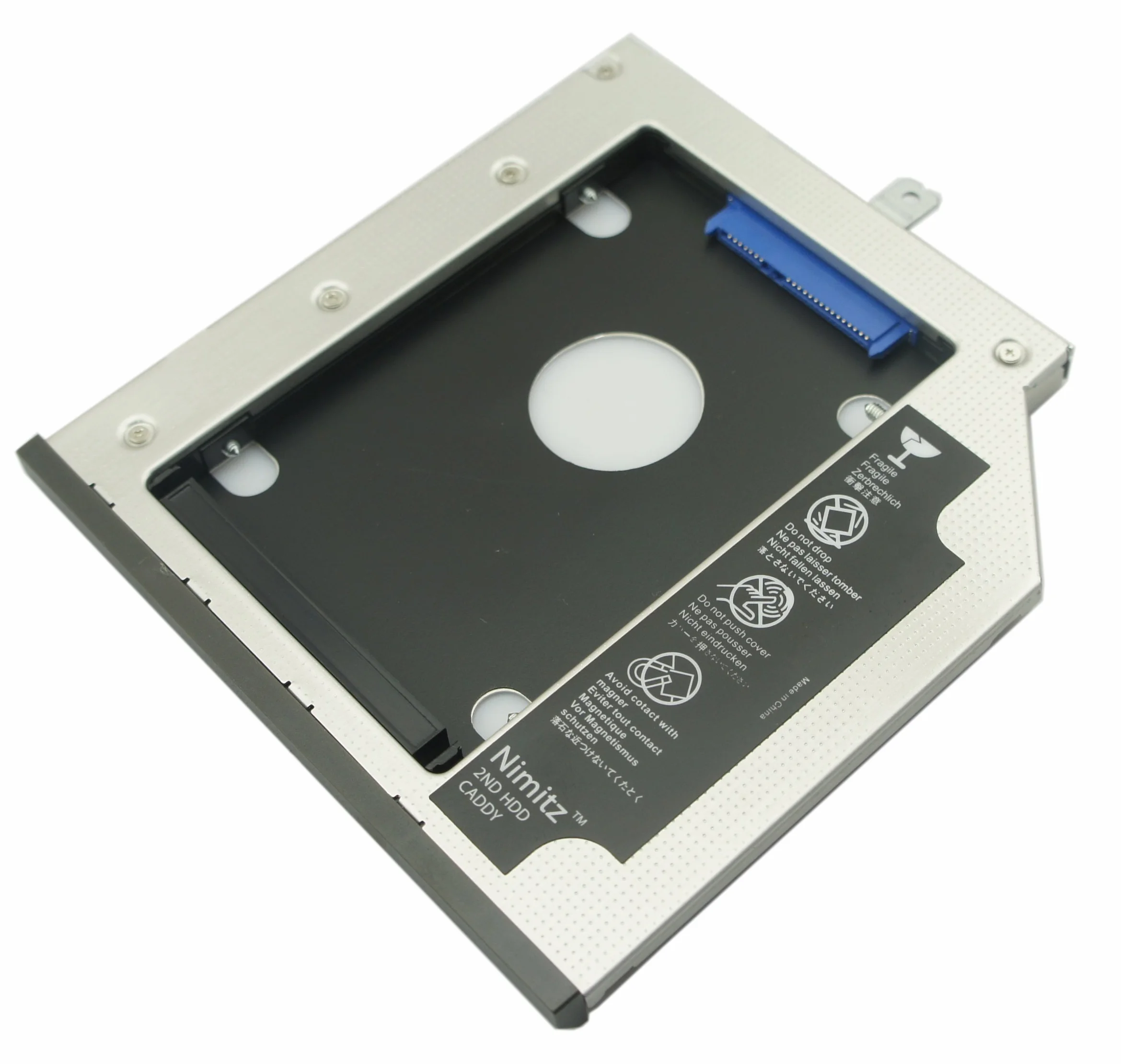 Nimitz 2. adapter dysku twardego HDD SSD do Lenovo Thinkpad T440p T540p W540p W541 z ramką