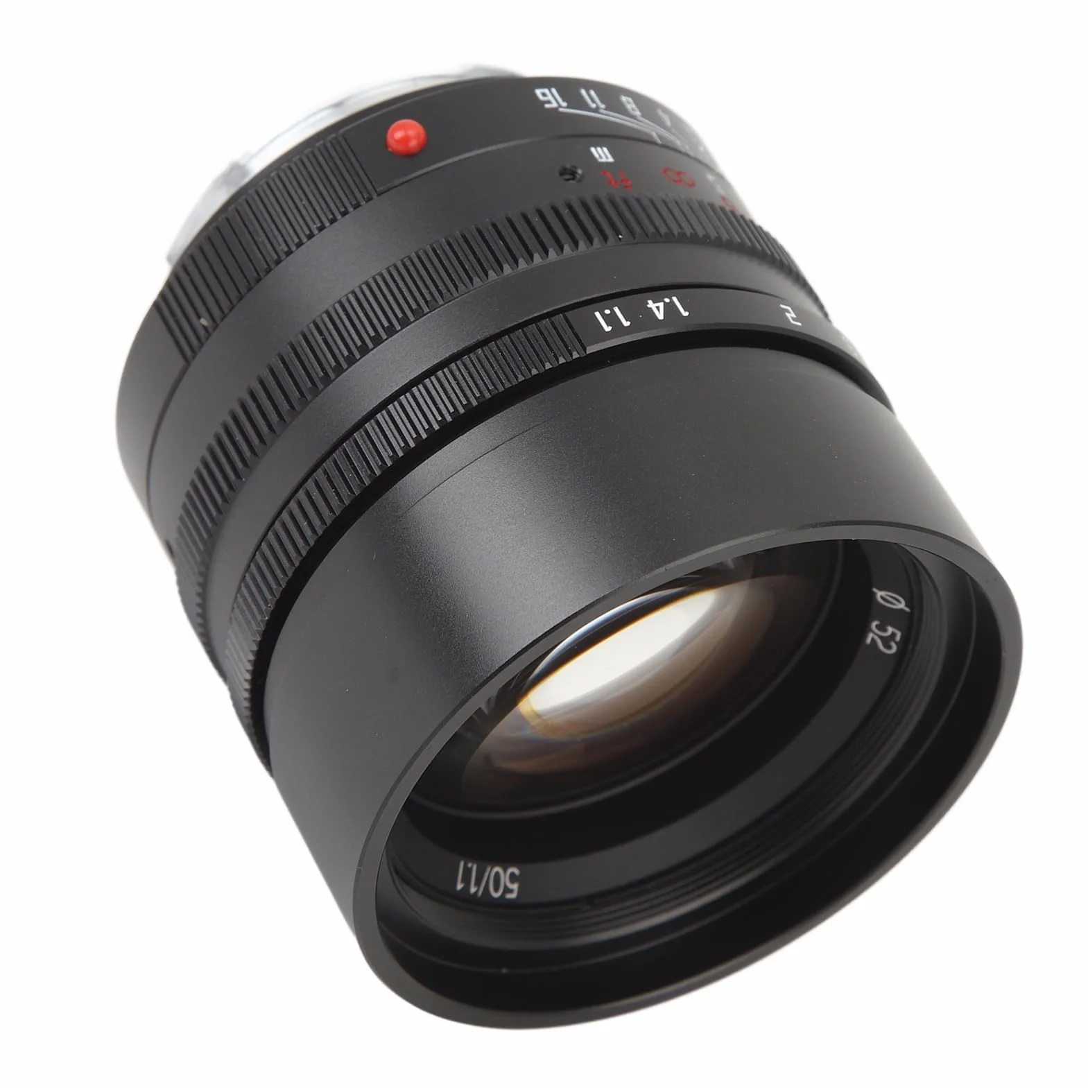 Obiektyw Stałoogniskowy 50mm F1.1 z dużą przysłoną Pełna Klatka Automatyczne Ręczne Ustawianie Ostrości Standardowy Obiektyw Portretowy do Aparatu M M240 M3 M6 M7 M8 M9 M9p M10