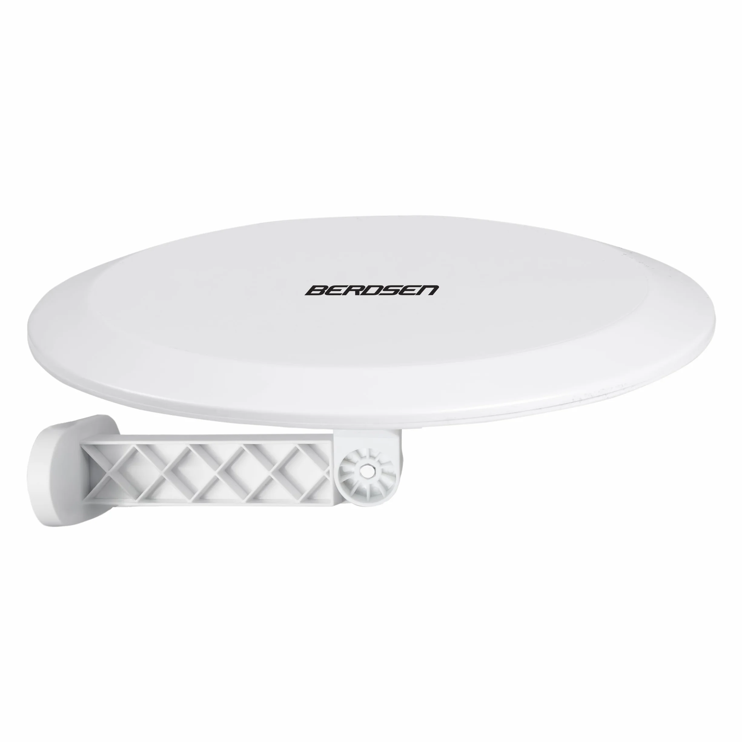 Berdsen Antena DVBT2 ze Wzmacniaczem 28 dB - Antena Pokojowa do Telewizora - Kabel 10 m - Zasięg 80 km Filtr LTE DVB-T i DVB-T2 - Biała