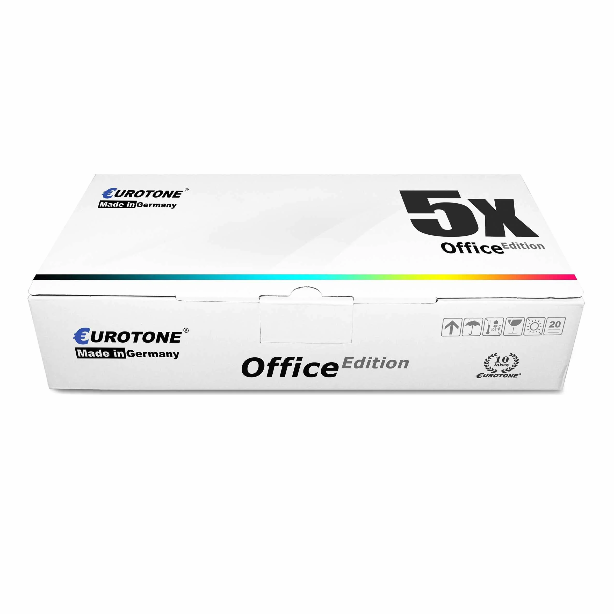 Eurotone Toner w zestawie 5X toner kompatybilny jako zamiennik do Utax 2506Ci 2507Ci zastępuje CK8511 CKMY