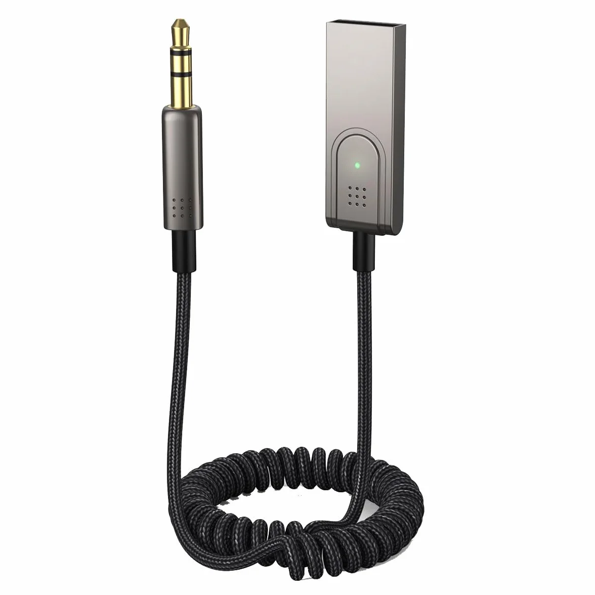 MMOBIEL Bluetooth Odbiornik Samochodowy USB 3,5 mm AUX Adapter z Mikrofonem