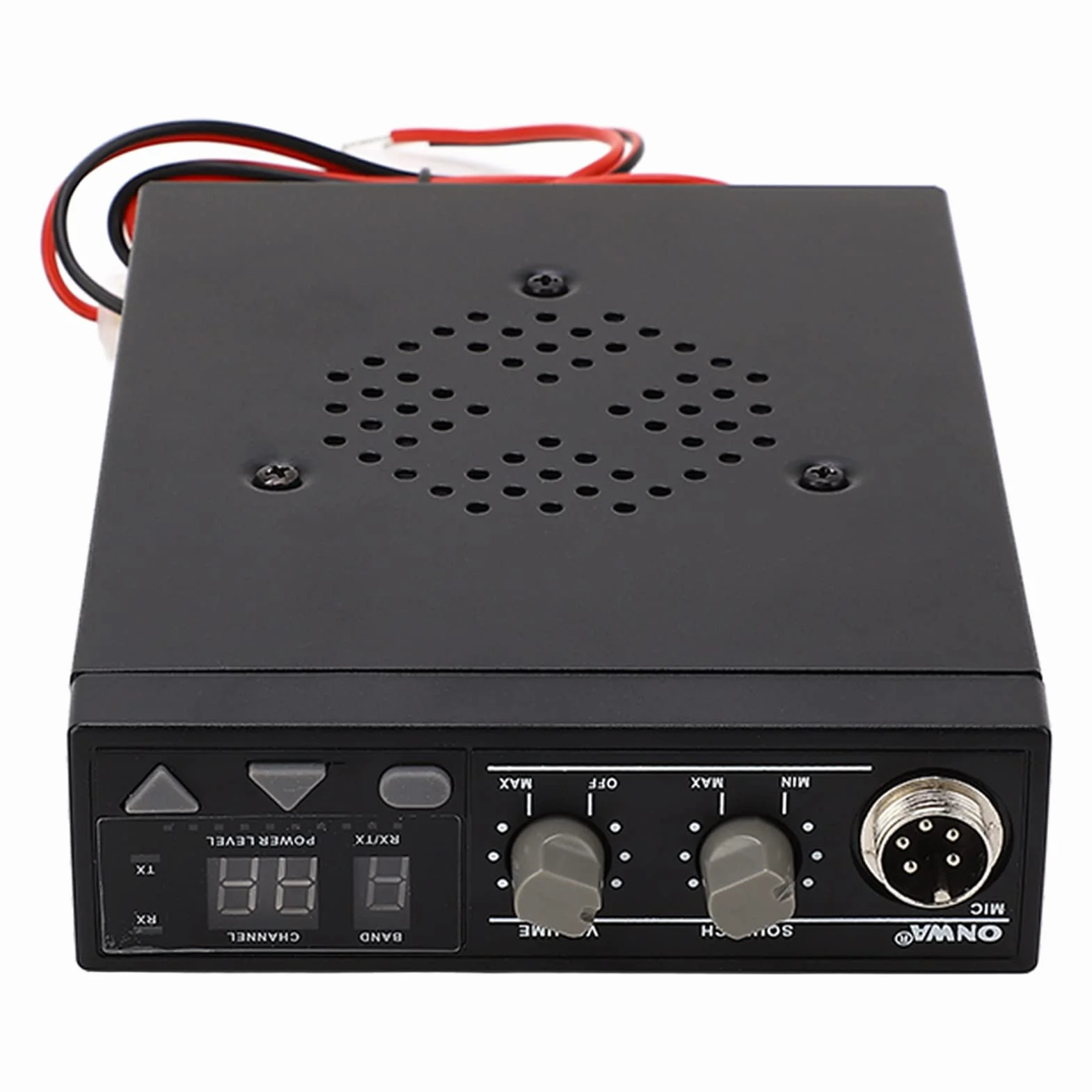 FILFEEL Transceiver CB 27 MHz, 40 Kanałów Przenośny, Lekki, 12–16 V DC, Stabilne Połączenie dla łodzi RV Truck