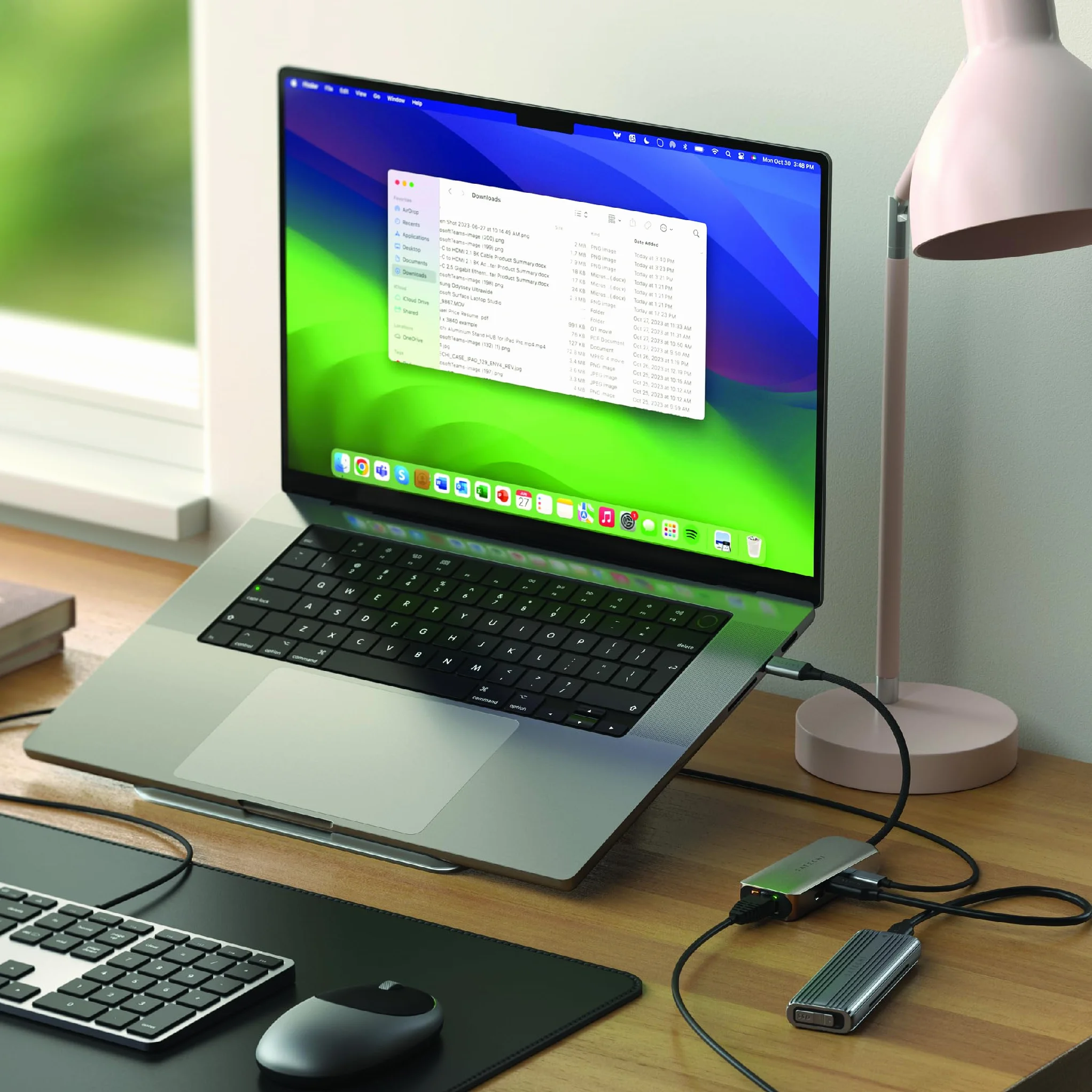 SATECHI hub USB-C 4 w 1 z portem Ethernet 2,5 Gb/s | 3 porty USB-C 3.2 do 10 Gb/s, port Ethernet 2,5 Gb/s, Plug and Play, do MacBooka, laptopów i iPada