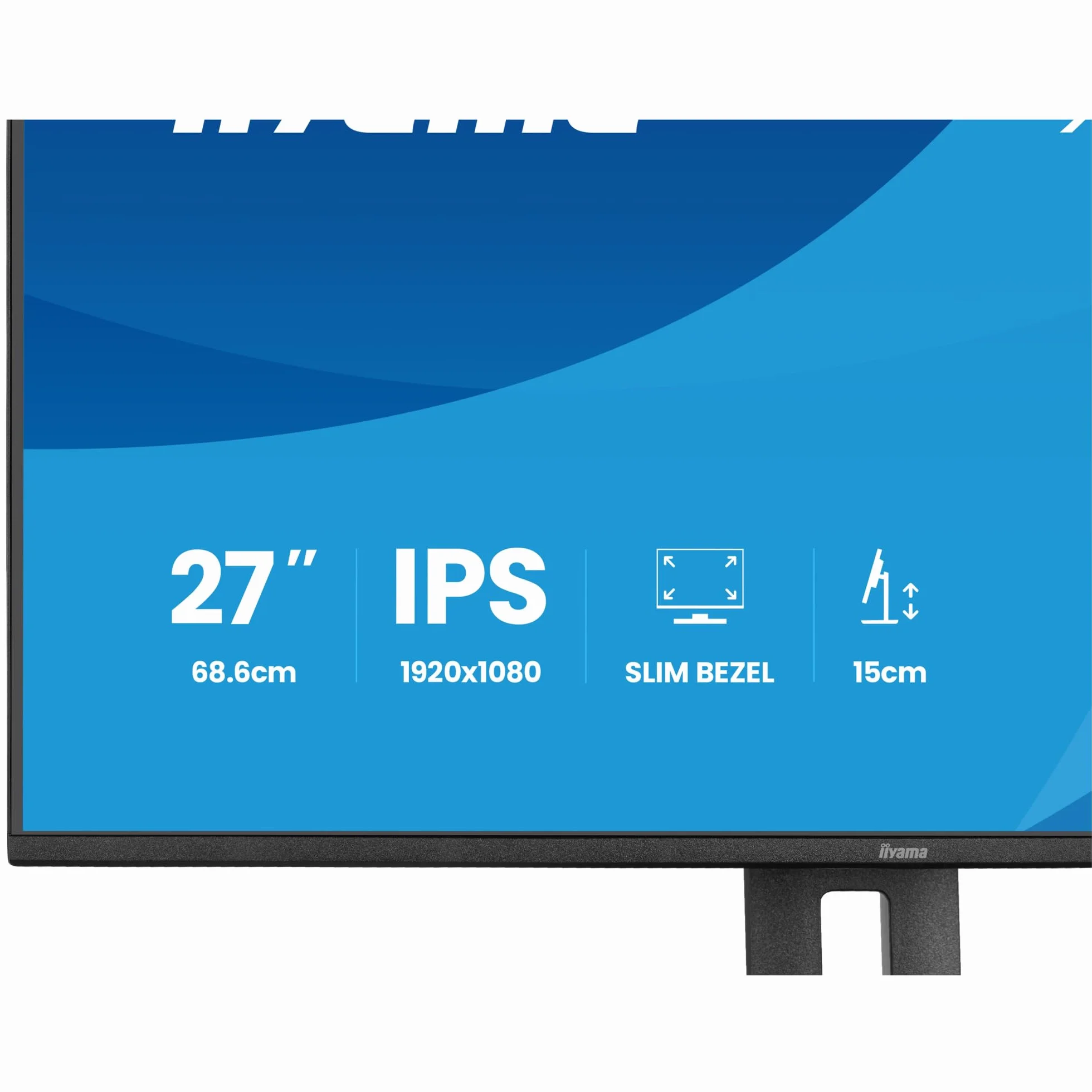 iiyama ProLite XB2797HSU-B1 Monitor PC 68,6 cm [27] 1920 x 1080 pikseli Full HD LED Nero (27 ProLite XB2797HSU-B1 Monitor - 27 Black IPS Monitor USB HDMI & DisplayPort)
