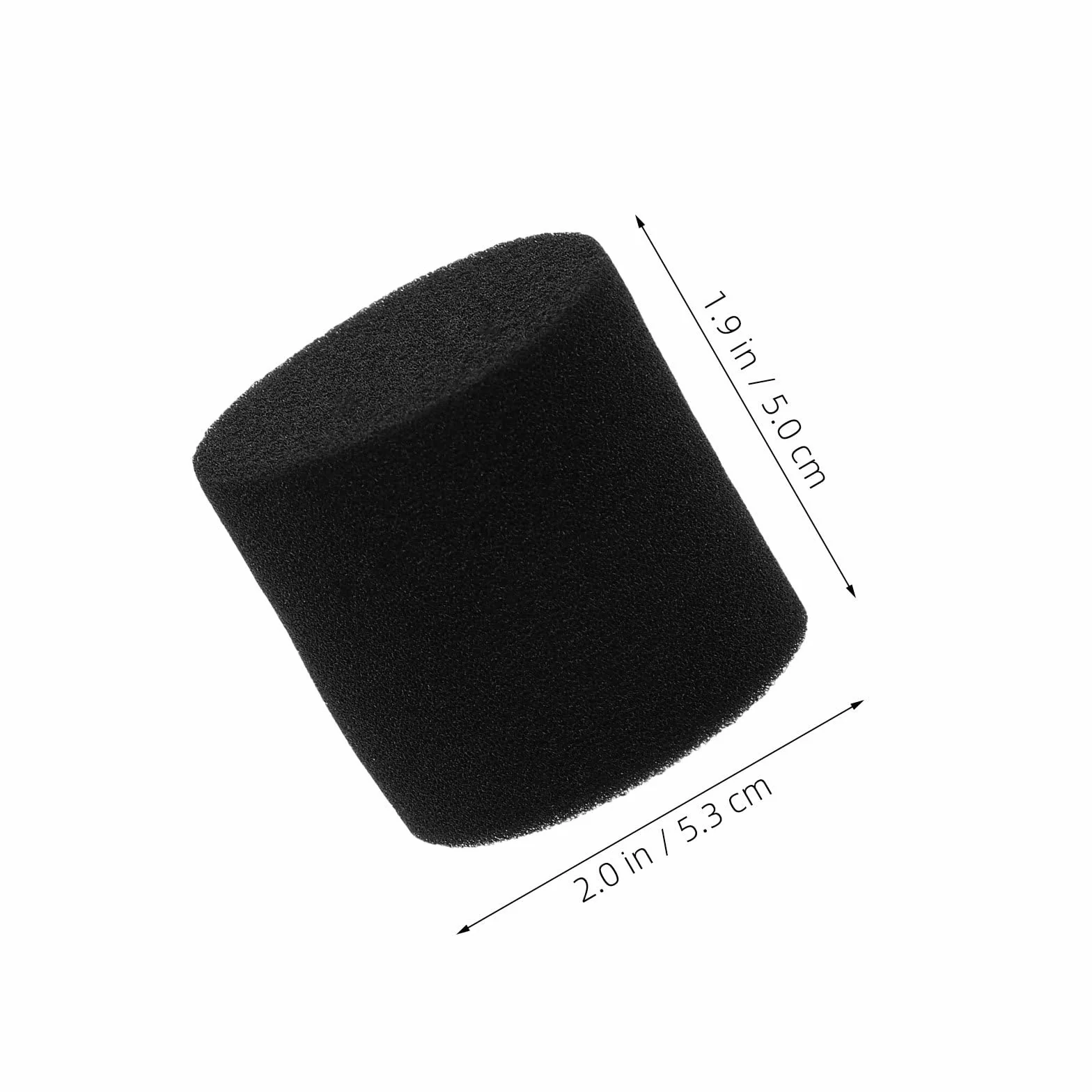 SHINEOFI 4 szt. gąbki zaślepiające rurkę portu subwoofera - 53 x 50 mm, zatyczka o dużej gęstości do otworu wentylacyjnego w obudowie głośnika - gąbka zaślepiająca rurkę bass-reflex DIY dla lepszej