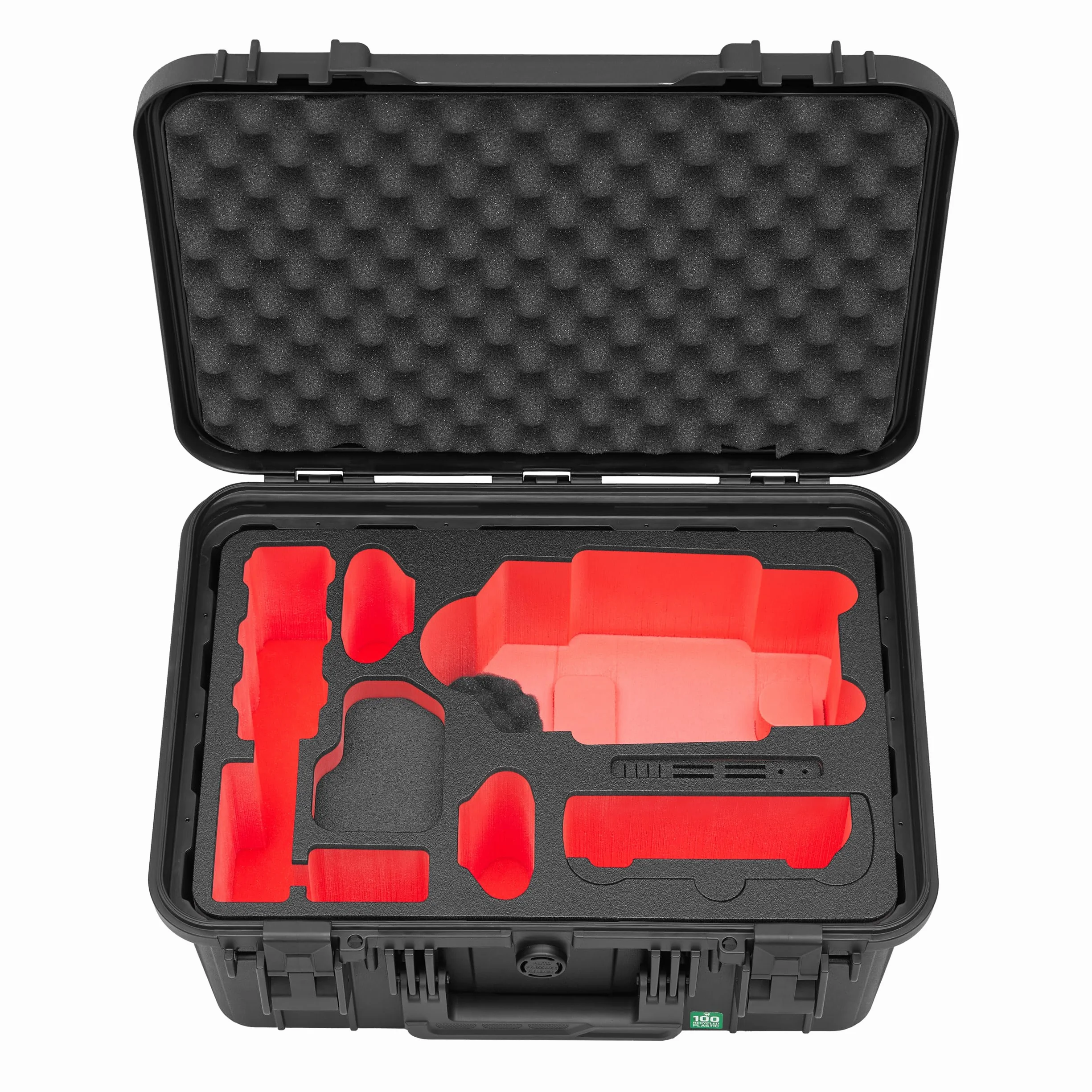 TOMcase Torba na drony „Travel Edition” dla DJI Mavic 4 Pro, Fly More/Creator Combo, z RC2/RC Pro 2 – Twarda obudowa, wodoodporny eko-pokrowiec – Wyprodukowano w Niemczech
