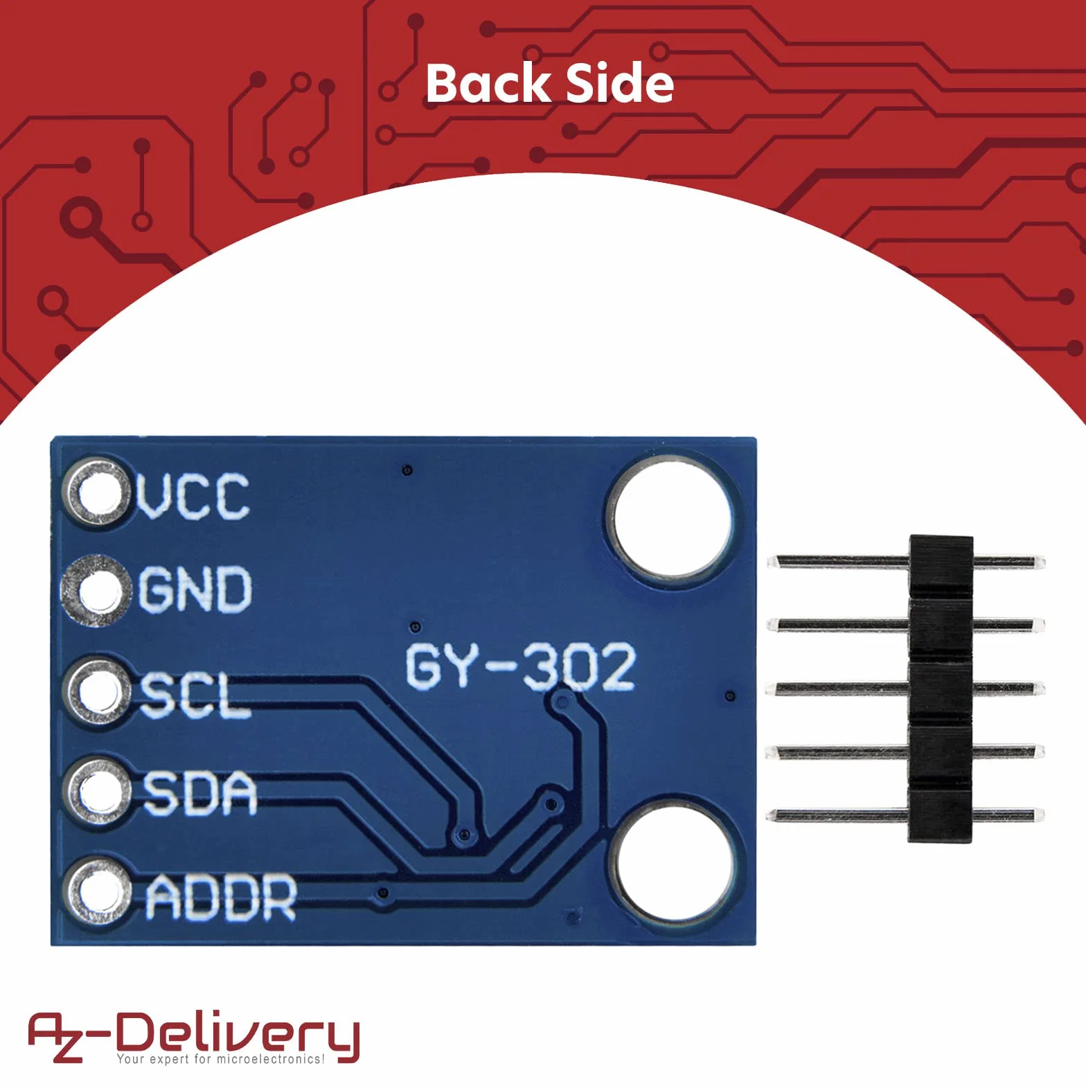 AZDelivery 3 x GY-302 BH1750 Czujnik światła Czujnik jasności kompatybilny z Arduino i Raspberry Pi