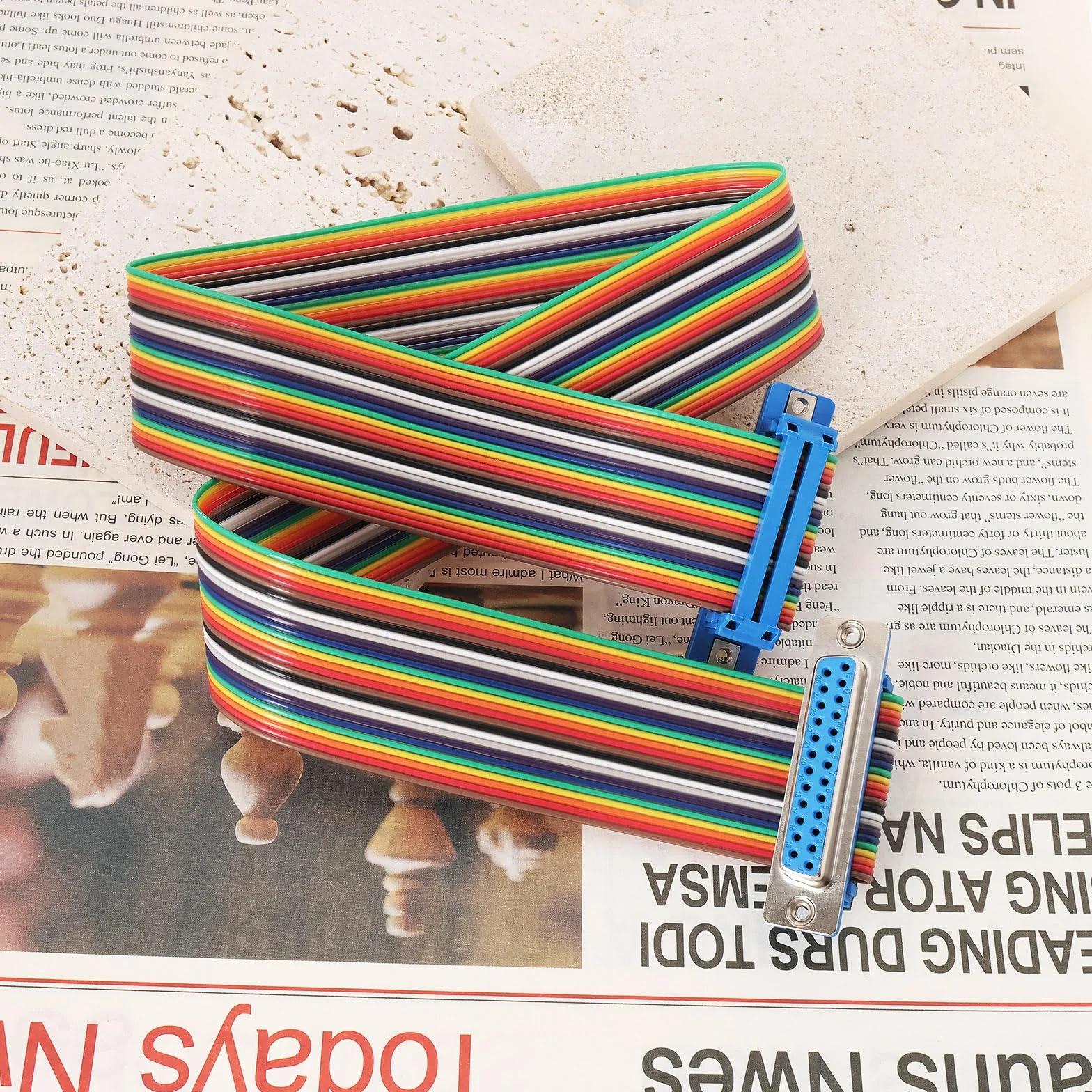 DB25 Pin szeregowy kabel przedłużający męski na żeński 50cm do serwera CNC