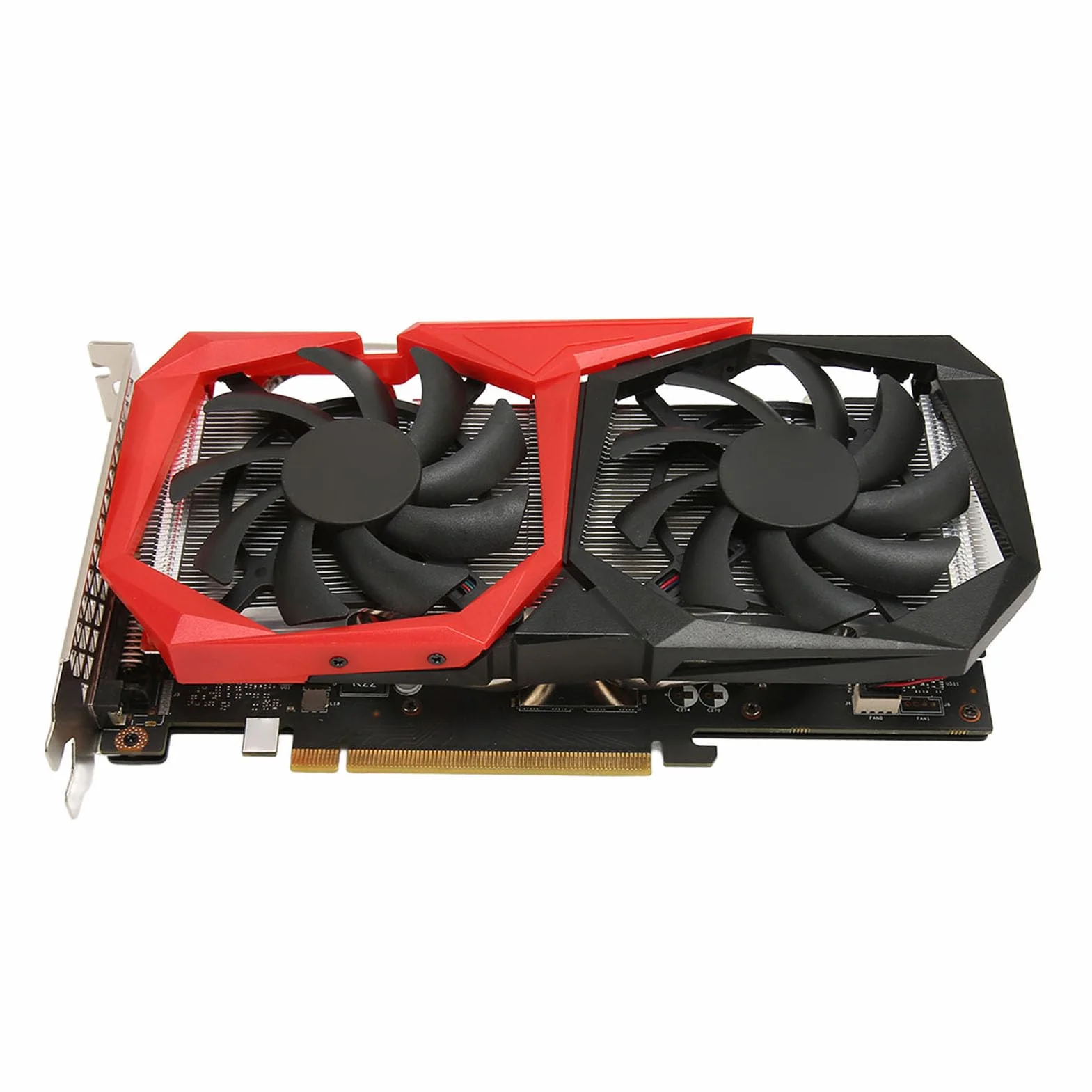 Karta Graficzna do Gier RTX 2060 6 GB, Karta Graficzna GDDR6 192-bitowa PCIE 3.0X16 Karta Graficzna do Gier Wideo z GPU Podwójne Wentylatory Zamrażające do Komputera Stacjonarnego