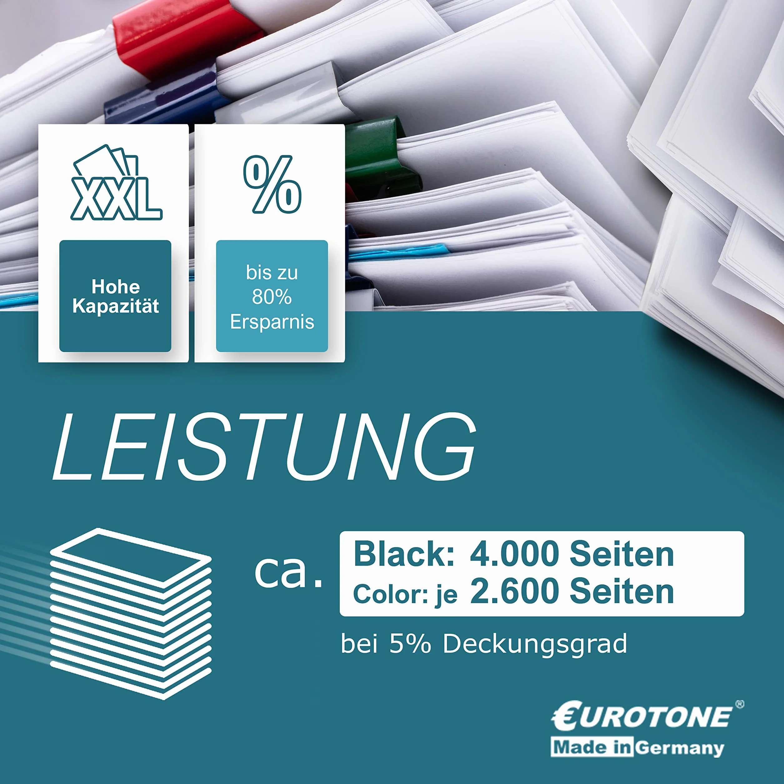 Eurotone Toner 8X kompatybilny jako zamiennik do HP Laserjet Pro 400 Color M451 M475 zastępuje CE410X-13A 305A 305X