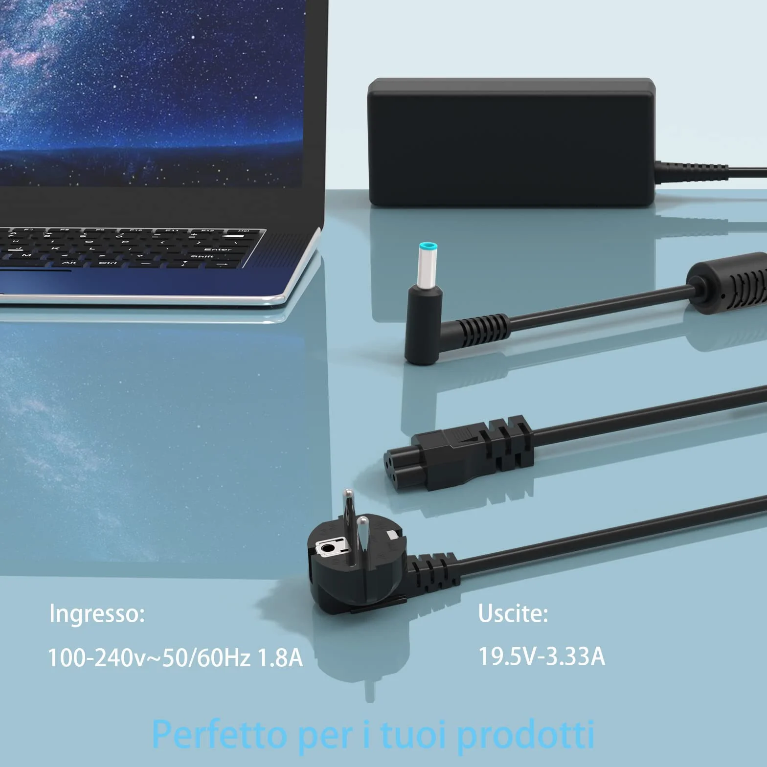 Ładowarka hp Zasilacz 65 W 19,5 V 3,31 A do Stream 11 13 14, Probook 430 440 450 455 470, Spectre, 215 240 250 255 G2, Elitebook, Pavilion