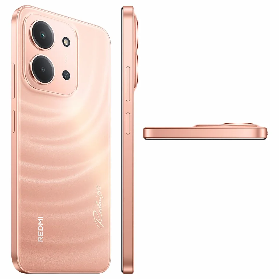 XIAOMI Smartfon Redmi 15C 4G, 8 GB + 256 GB, jasnopomarańczowy, masywny akumulator 6000 mAh, ekran 6,9 cala, podwójny aparat AI 50 MP, ładowanie Turbo 33 W, z ładowarką, NFC nie jest kompatybilny