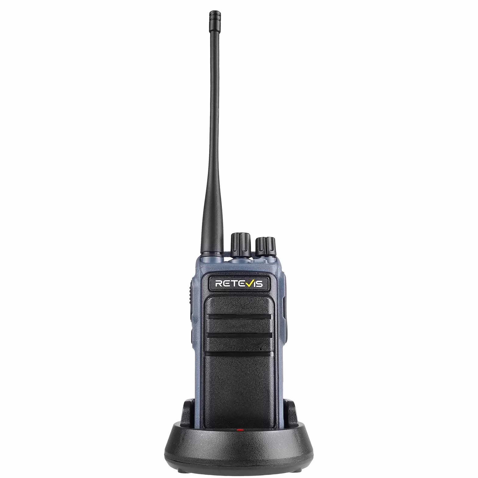 Retevis C64 Walkie Talkie Dwukierunkowa Redukcja Szumów, Dwupasmowe Radio Przenośne dla Dorosłych, Sterowane Językiem, Dwukierunkowe Radio Dużej Mocy do Jazdy na Rowerze, Wspinaczki (czarne,1 szt)