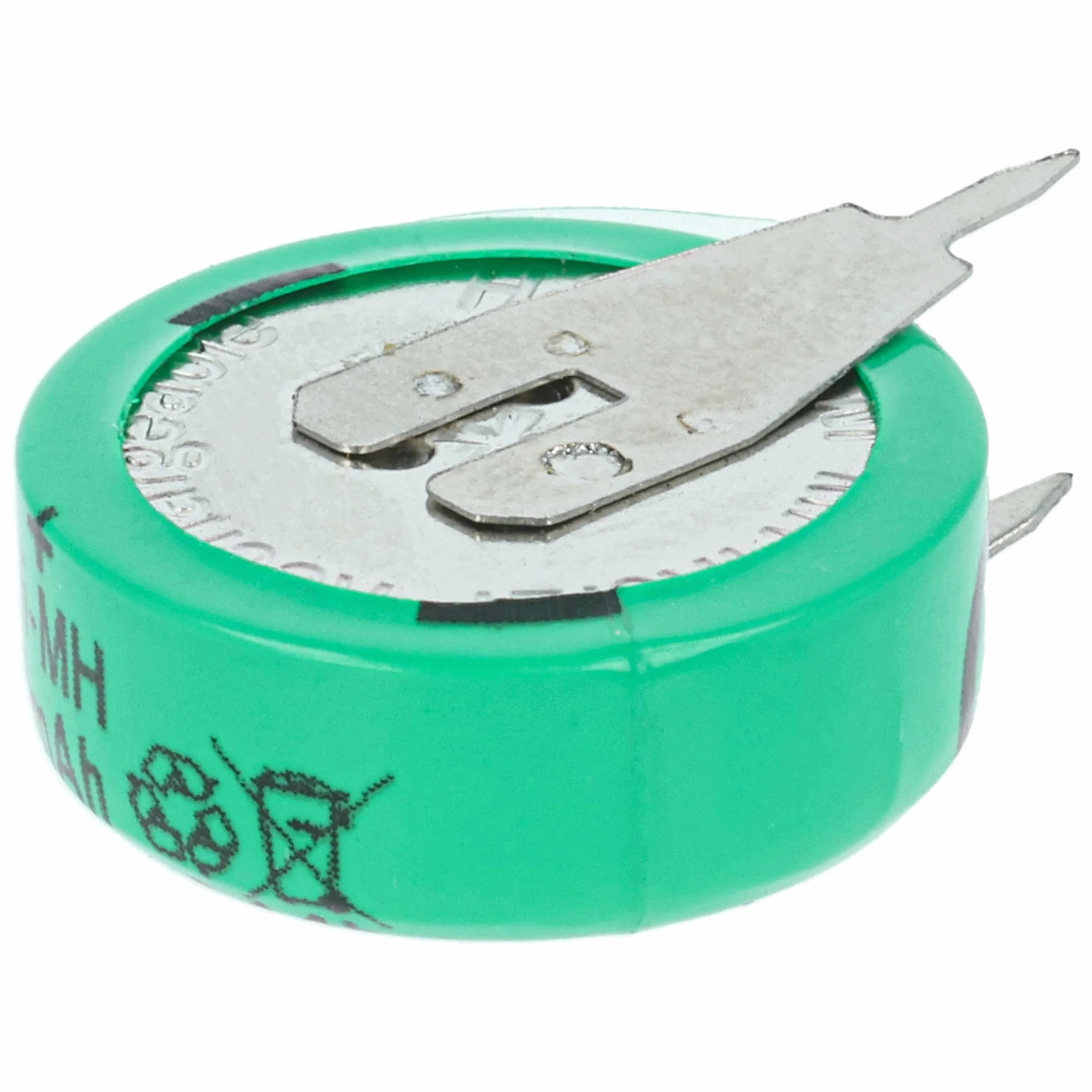 vhbw 100 x NiMH akumulator zastępczy typu 1/V80H 2-pinowy 80 mAh 1,2 V kompatybilny z akumulatorami modelarskimi, lampami solarnymi itp.