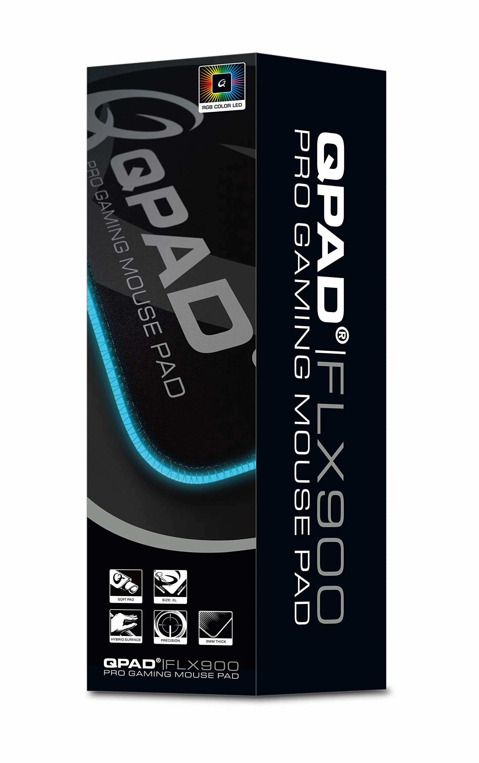 QPAD FLX900 wysokiej jakości podkładka pod mysz LED RGB-,900x420x3,0mm